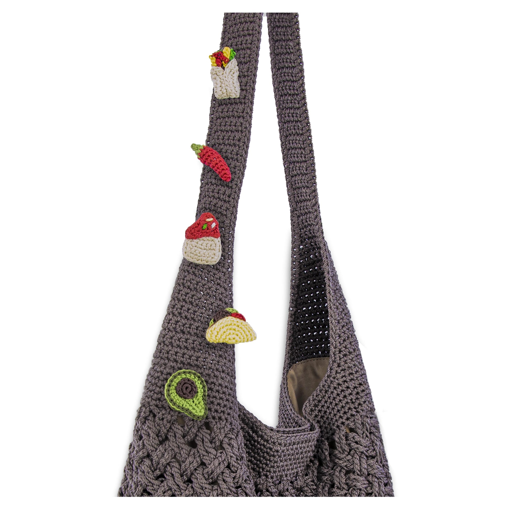 The Sak 120 Hobo Crochet - Mushroom Cozy Weave