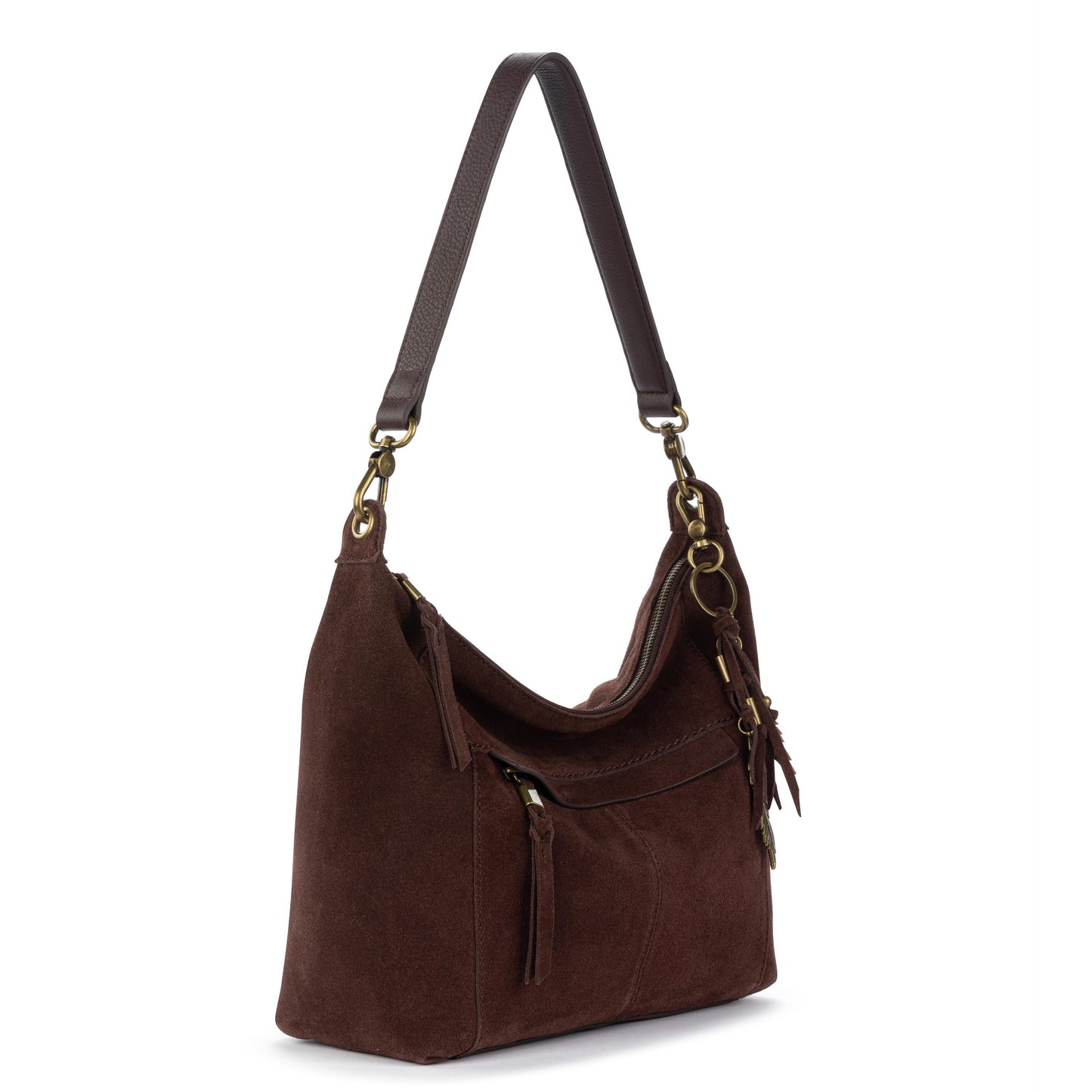 The Sak Alameda Hobo Leather - Mahogany Suede