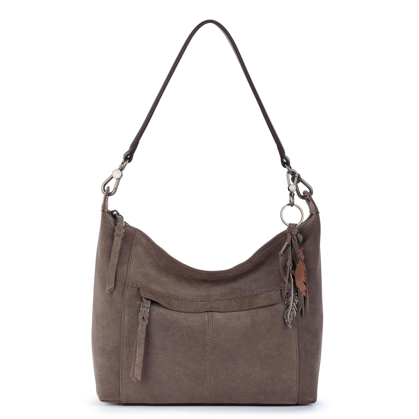 The Sak Alameda Hobo Leather - Mushroom Suede