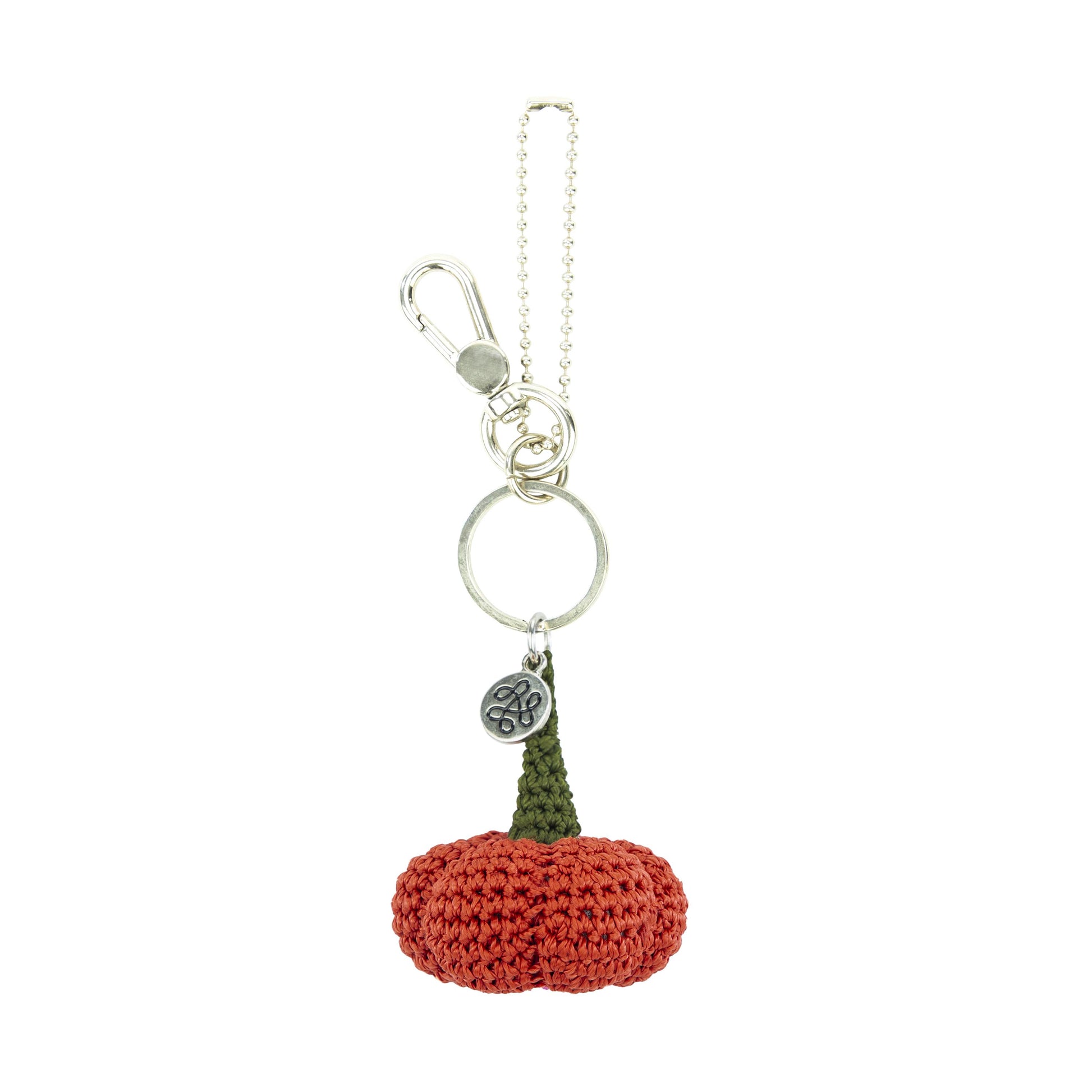 The Sak Yarnicharmz Holiday Dangle Crochet - Pumpkin