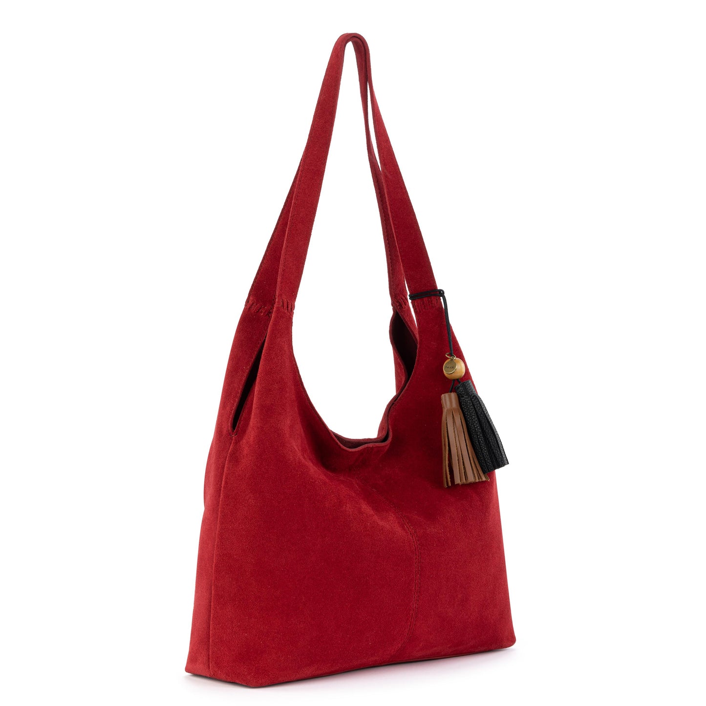 The Sak Huntley Hobo Leather - Scarlet Suede