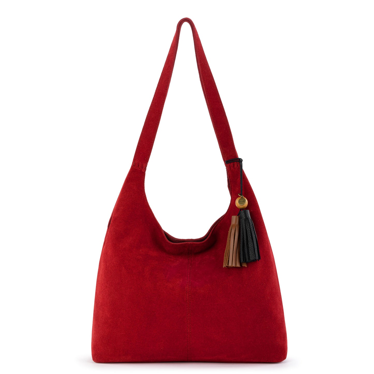 The Sak Huntley Hobo Leather - Scarlet Suede