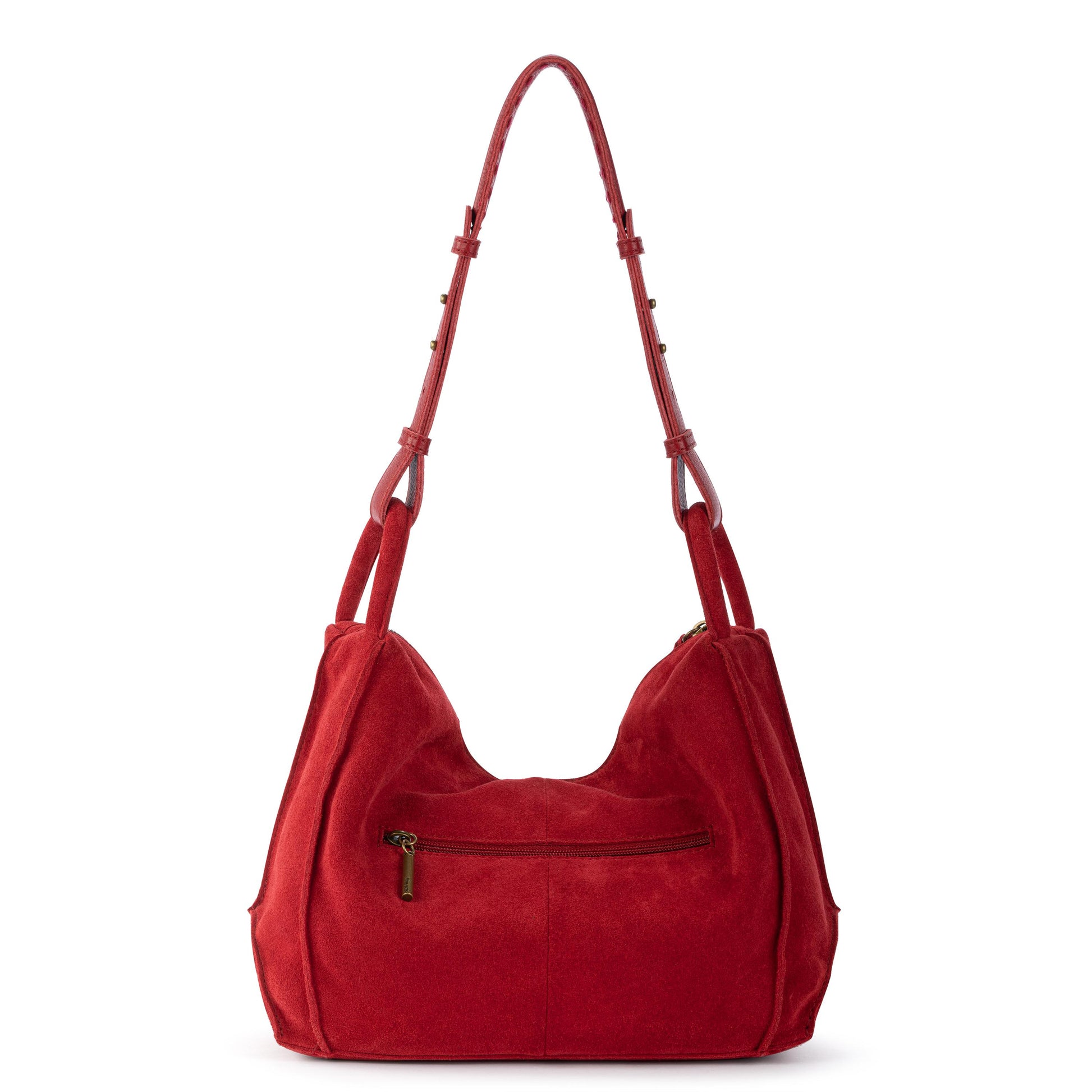 The Sak Los Feliz Slouchy Hobo Leather - Scarlet Suede