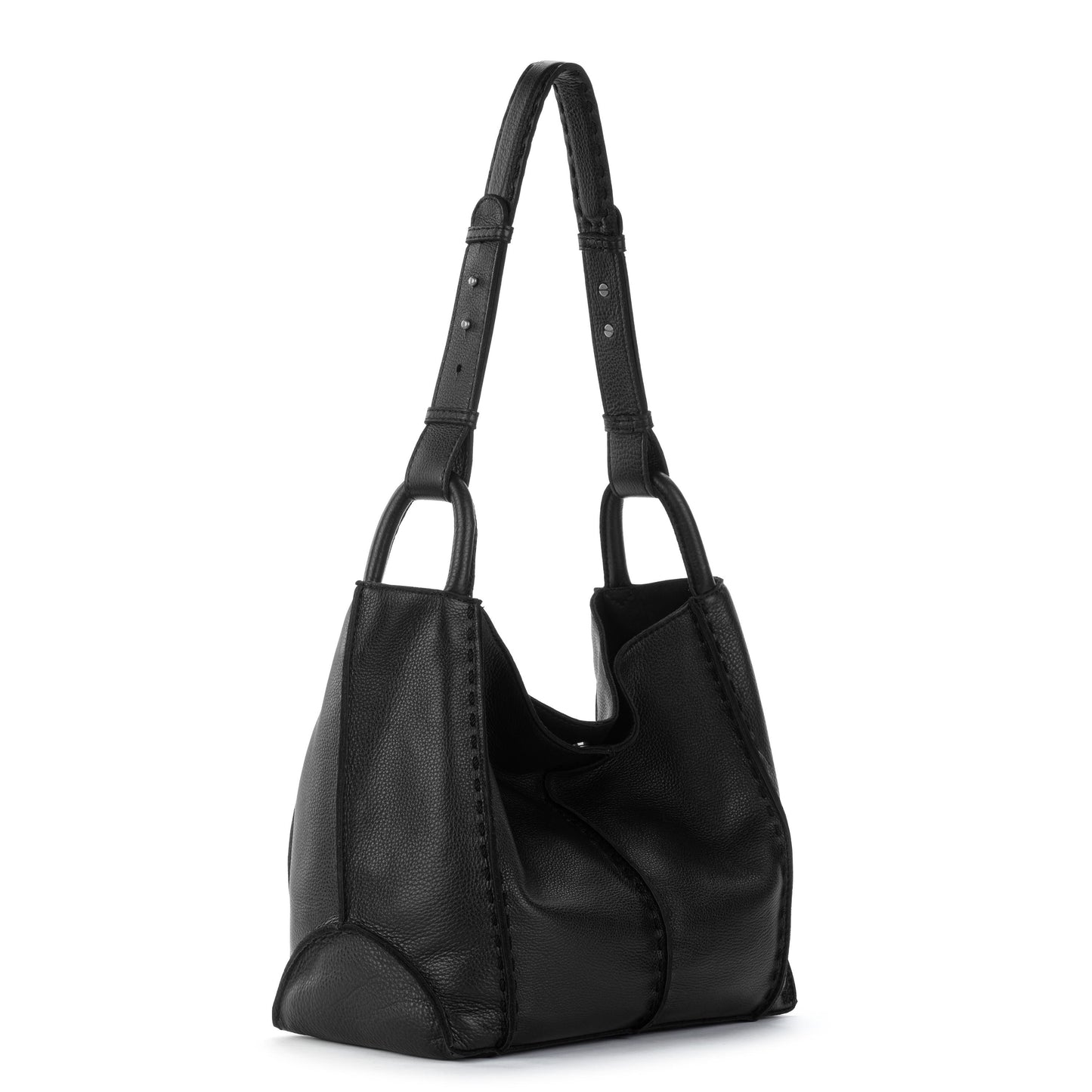 The Sak Los Feliz Med Tote - Leather - Black
