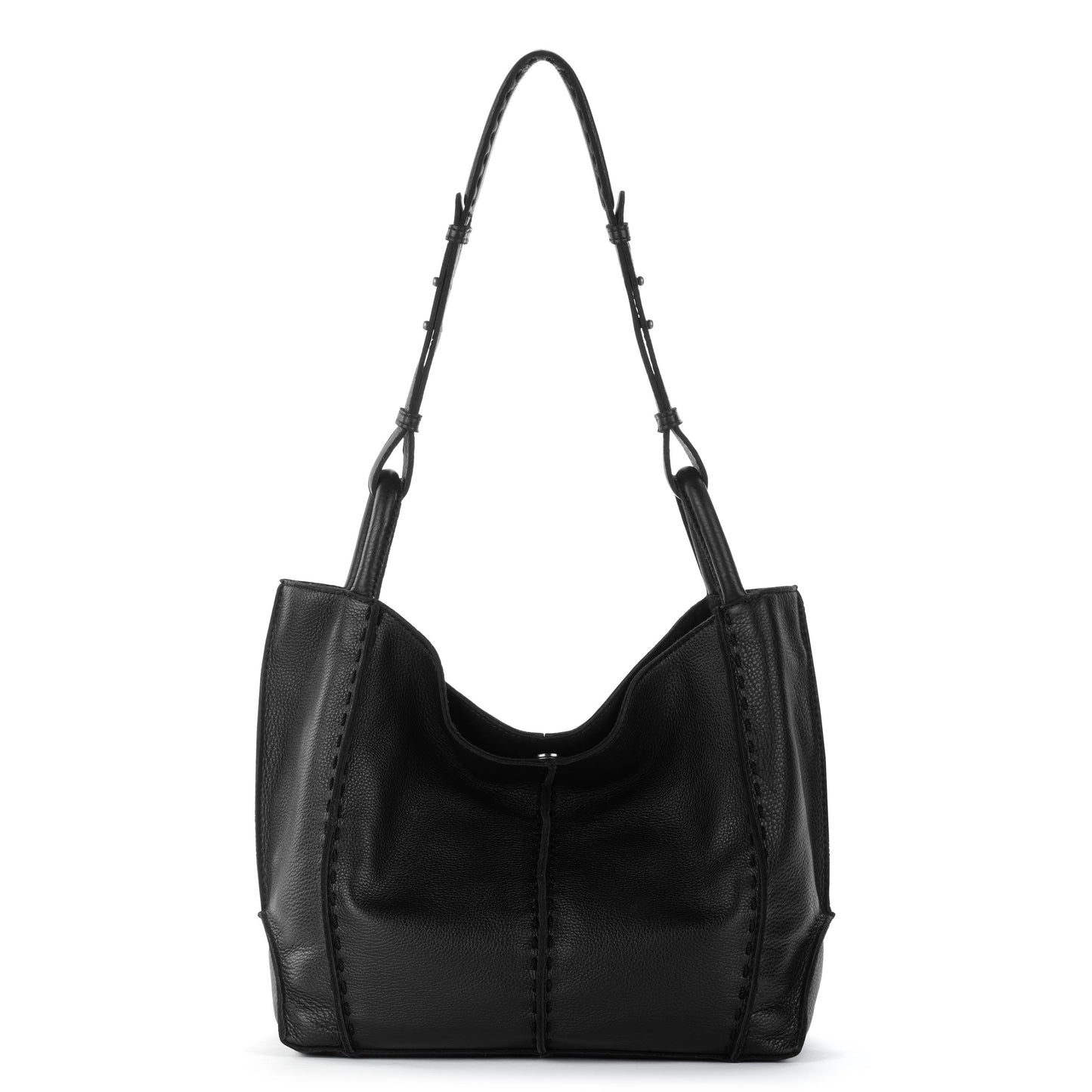 The Sak Los Feliz Med Tote - Leather - Black