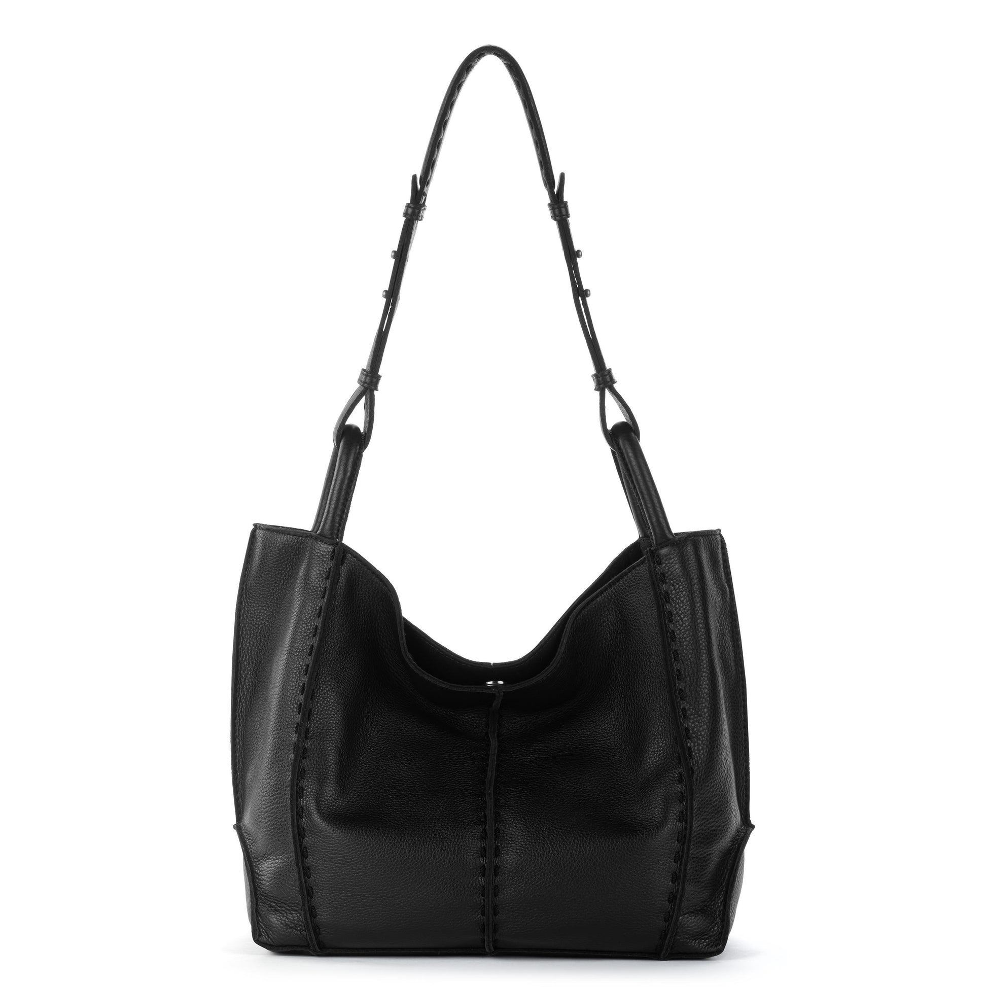 The Sak Los Feliz Med Tote - Leather - Black