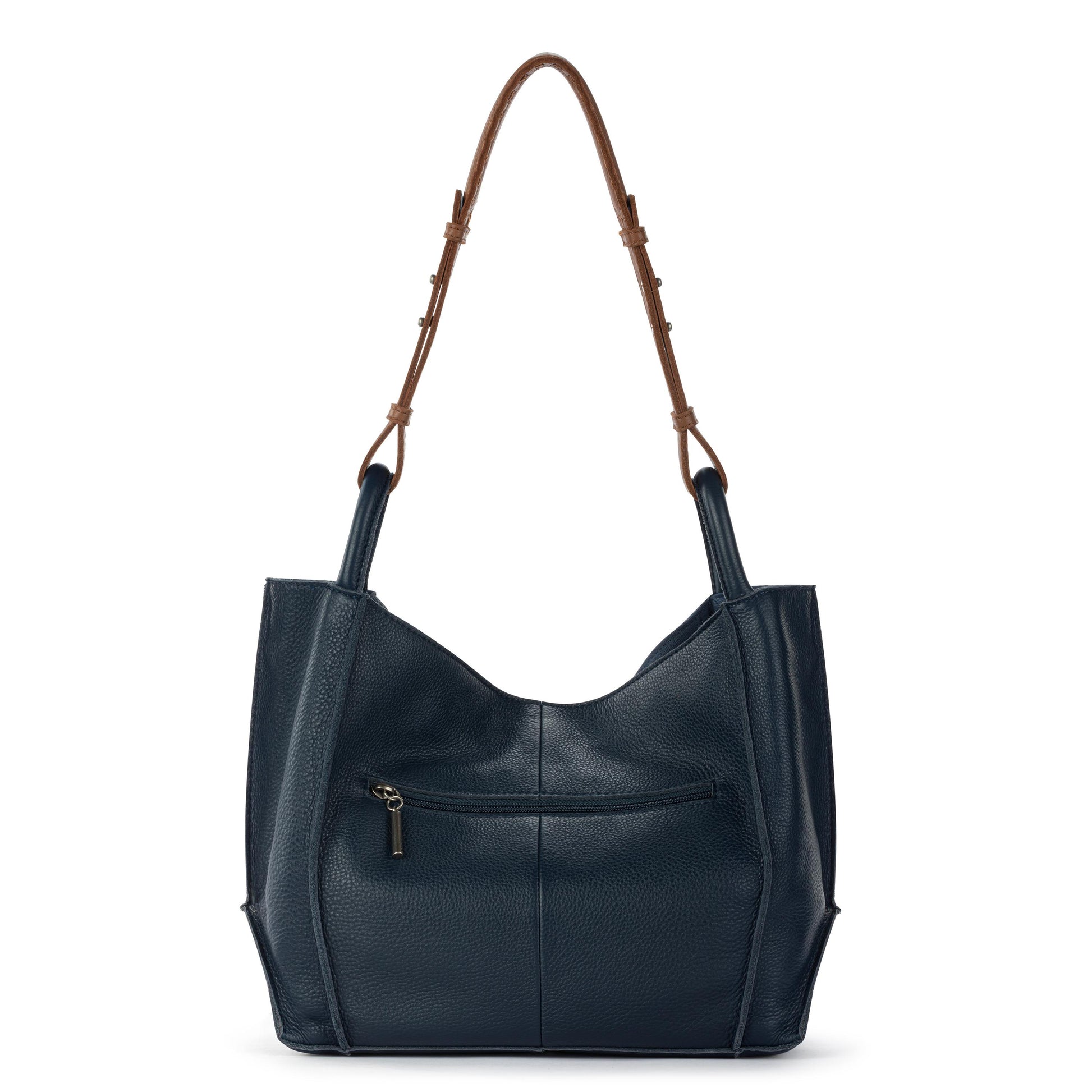 The Sak Los Feliz Med Tote - Leather - Indigo