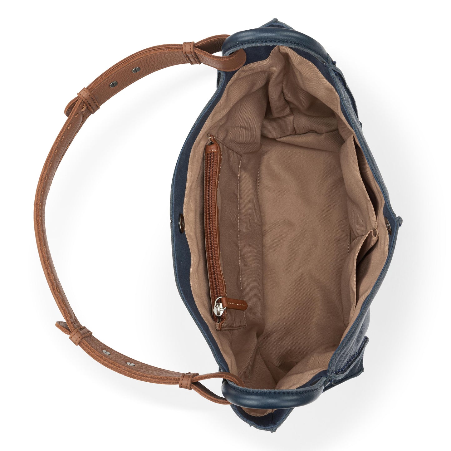 The Sak Los Feliz Med Tote - Leather - Indigo