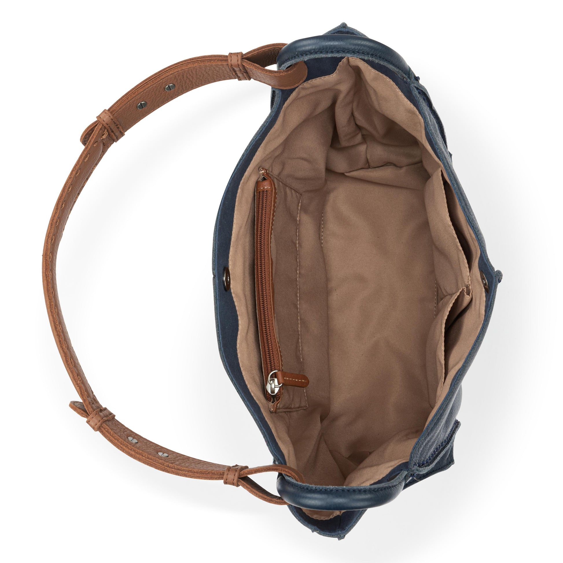 The Sak Los Feliz Med Tote - Leather - Indigo