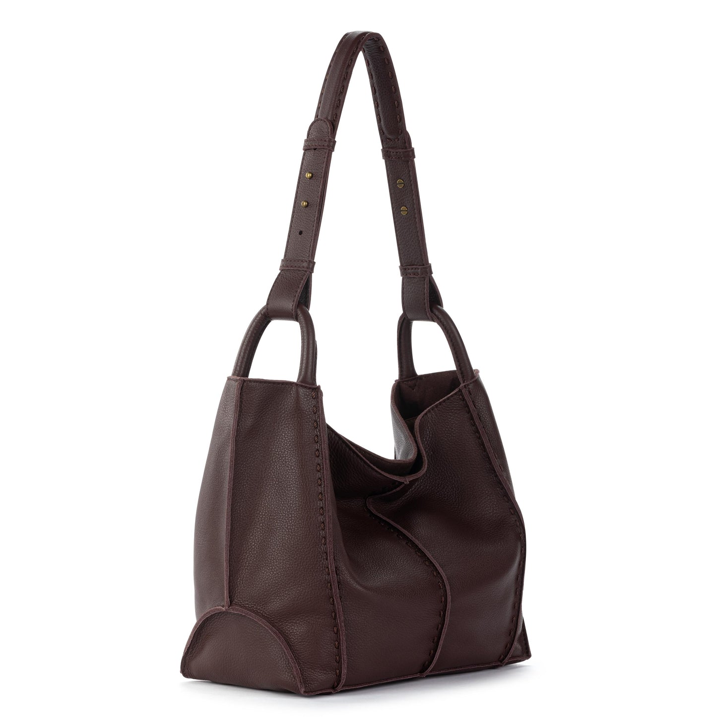The Sak Los Feliz Med Tote - Leather - Mahogany