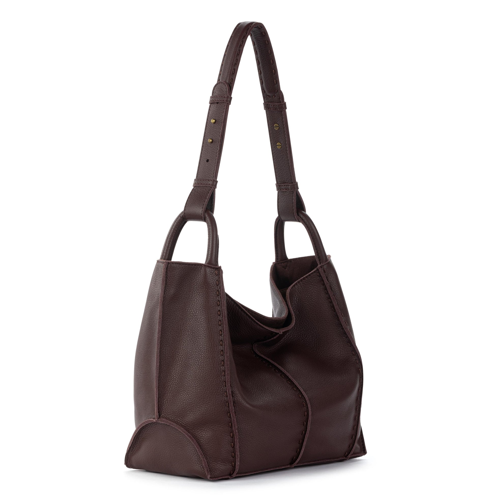 The Sak Los Feliz Med Tote - Leather - Mahogany