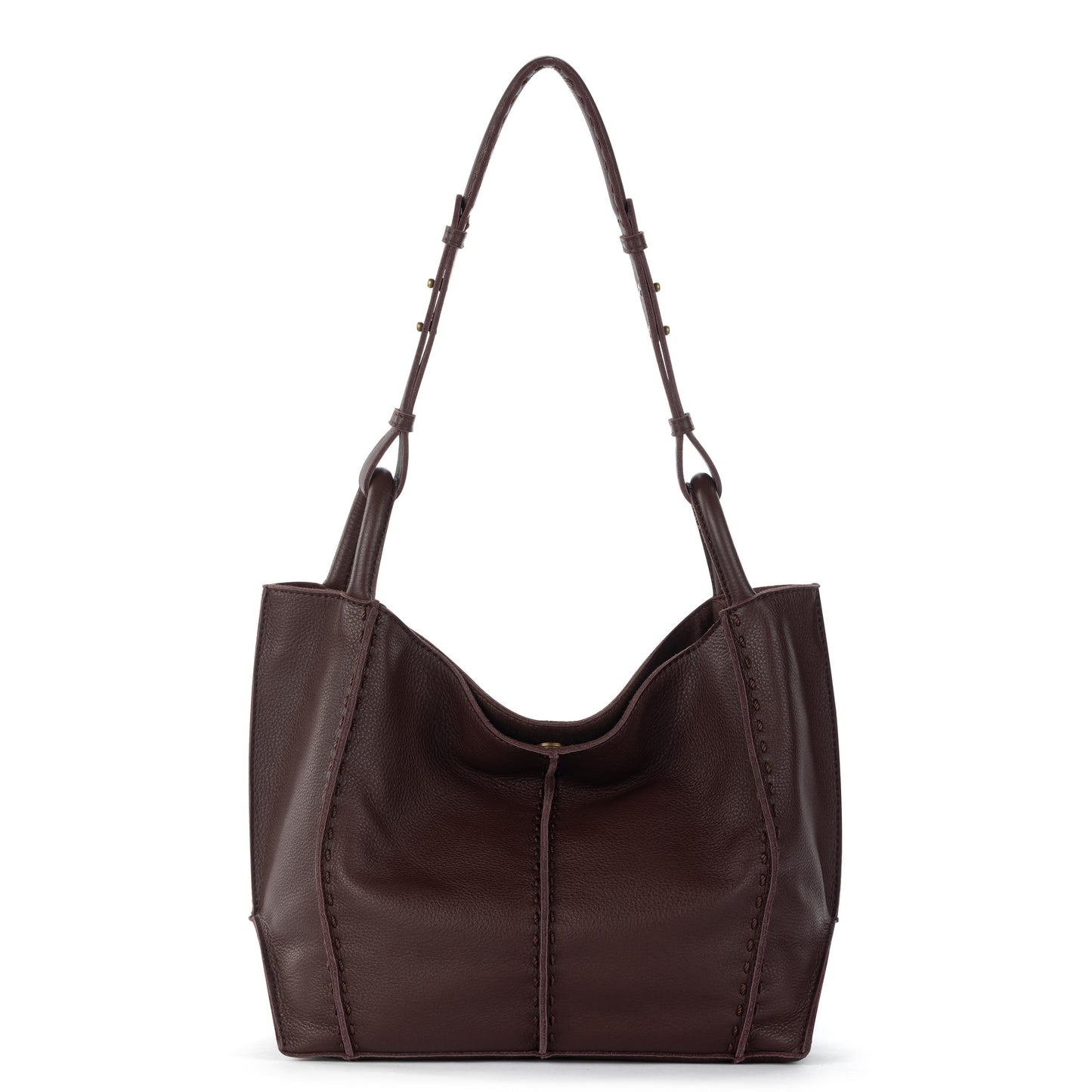 The Sak Los Feliz Med Tote - Leather - Mahogany