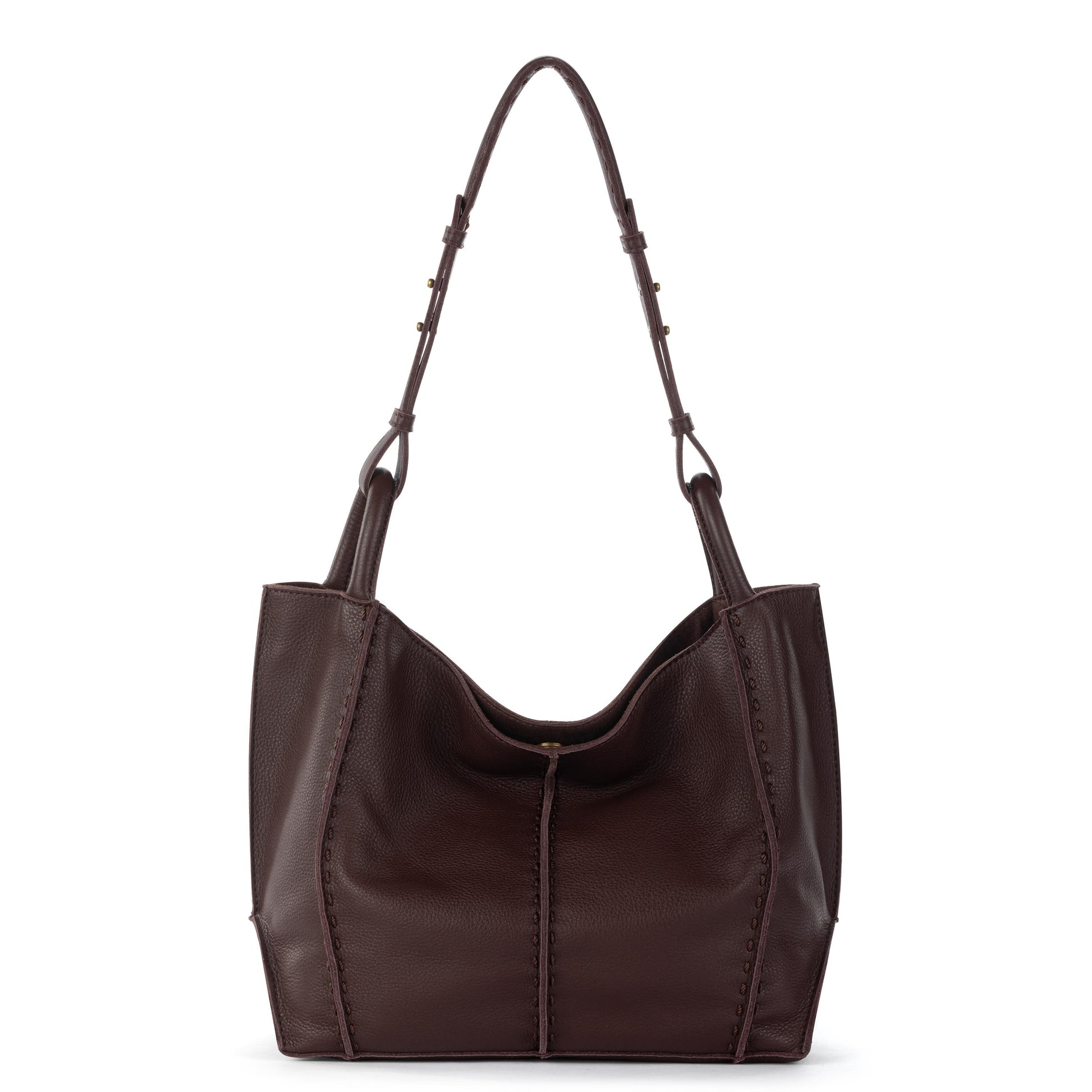 The Sak Los Feliz Med Tote - Leather - Mahogany