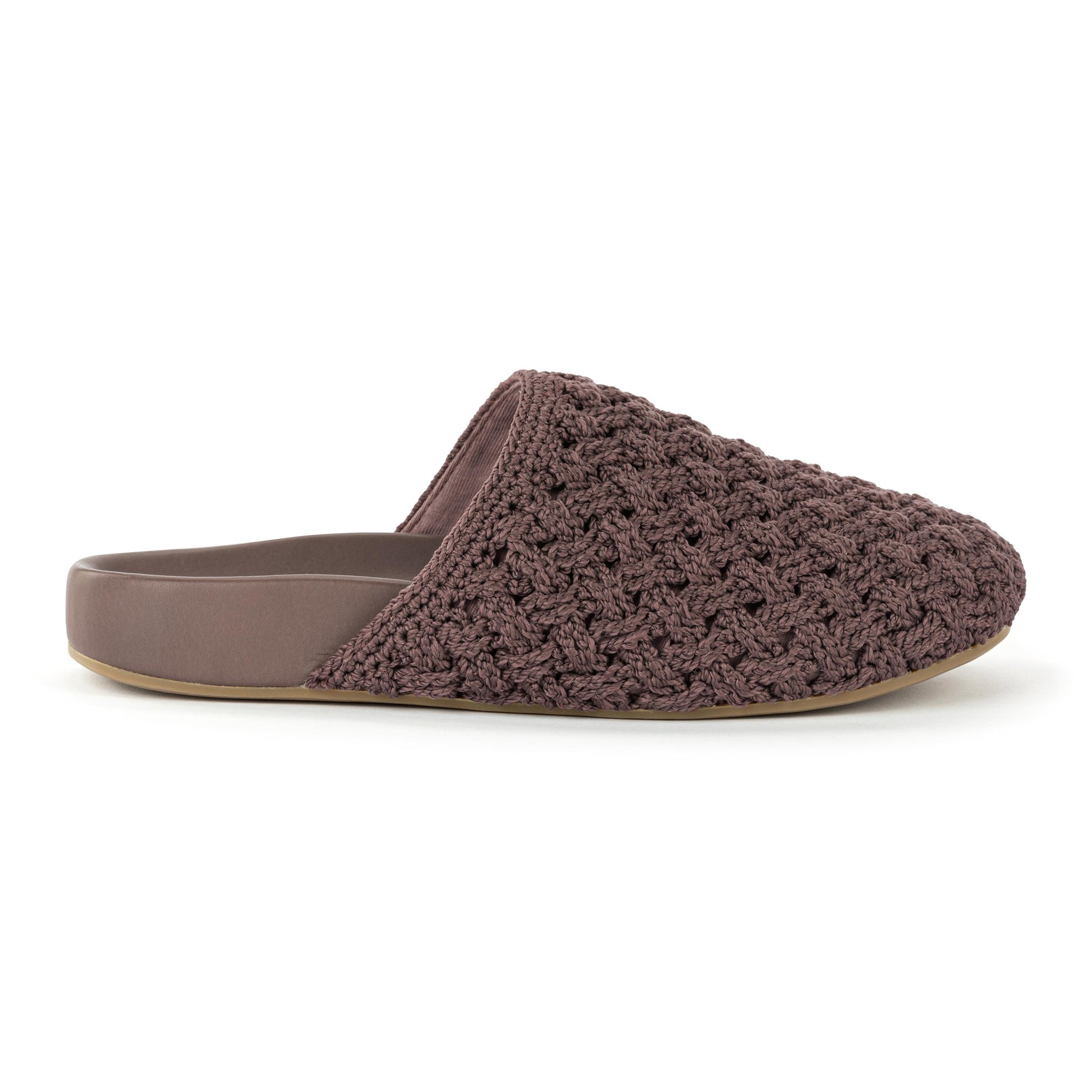 The Sak Bolinas Clog Crochet - Mushroom Cozy Weave