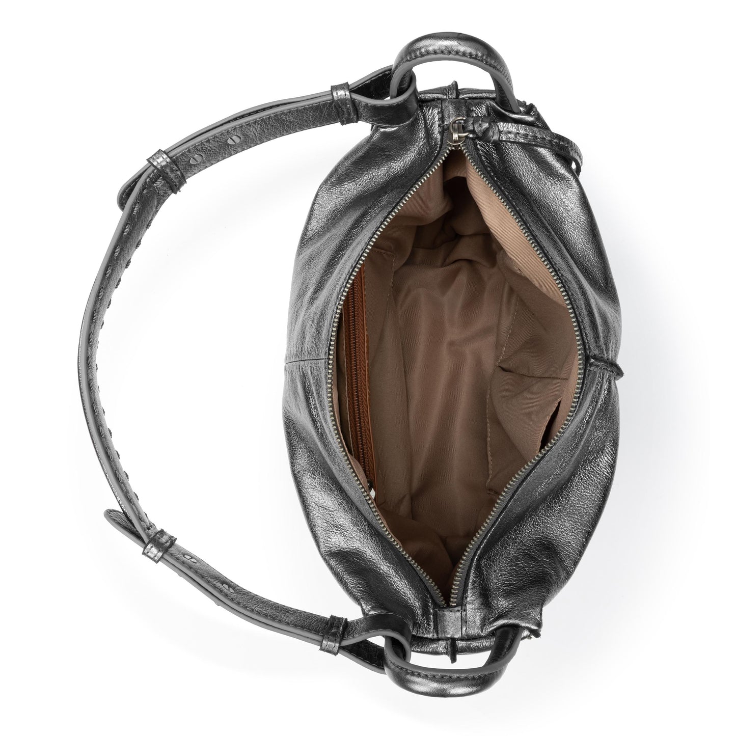 The Sak Los Feliz Slouchy Hobo - Leather - Gunmetal