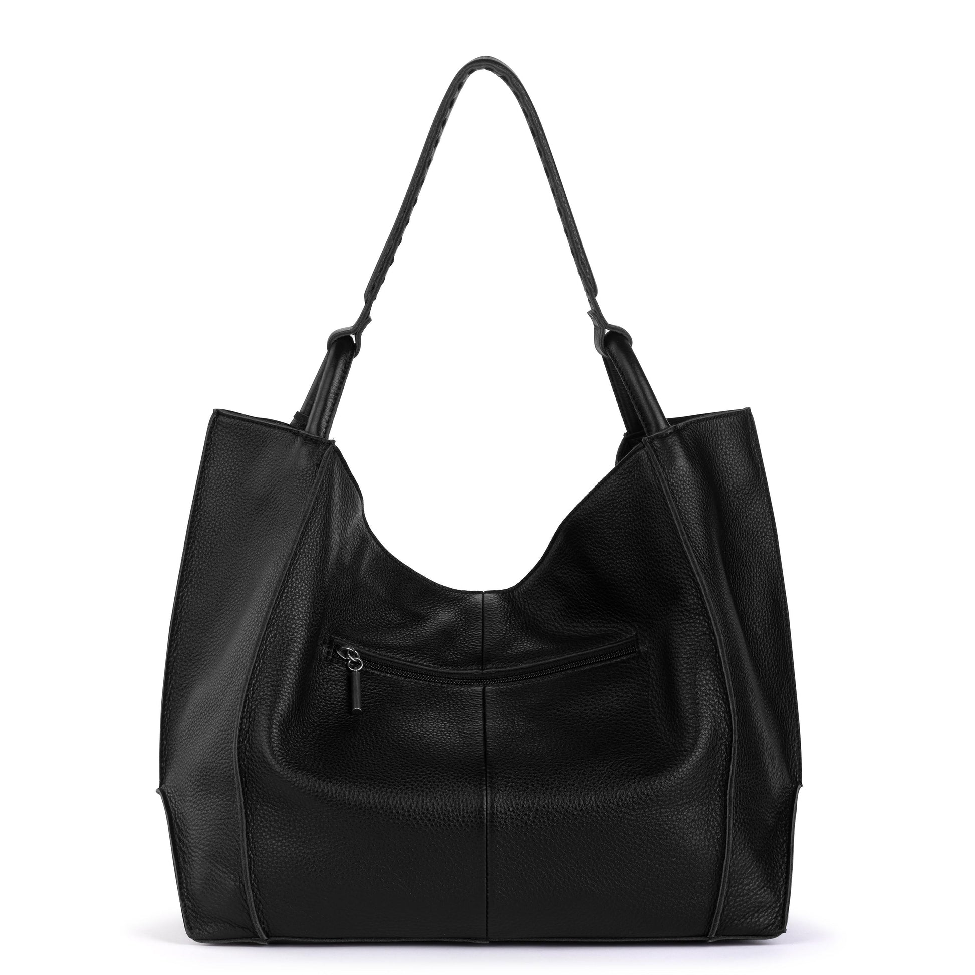 The Sak Los Feliz Large Tote - Leather - Black Silver Stud