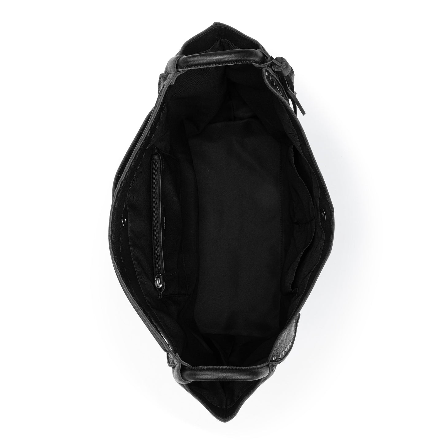 The Sak Los Feliz Large Tote - Leather - Black Silver Stud