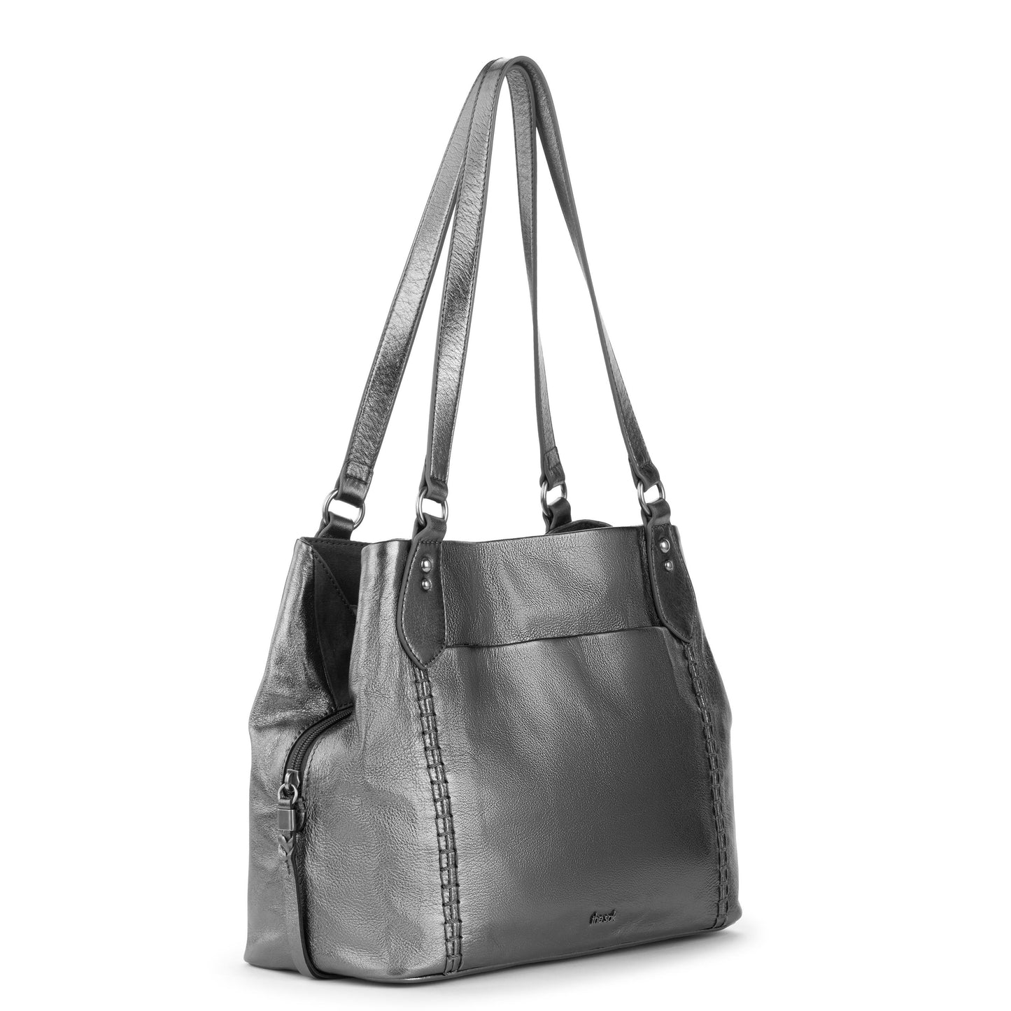 The Sak Melrose Leather Soft Satchel - Leather - Gunmetal