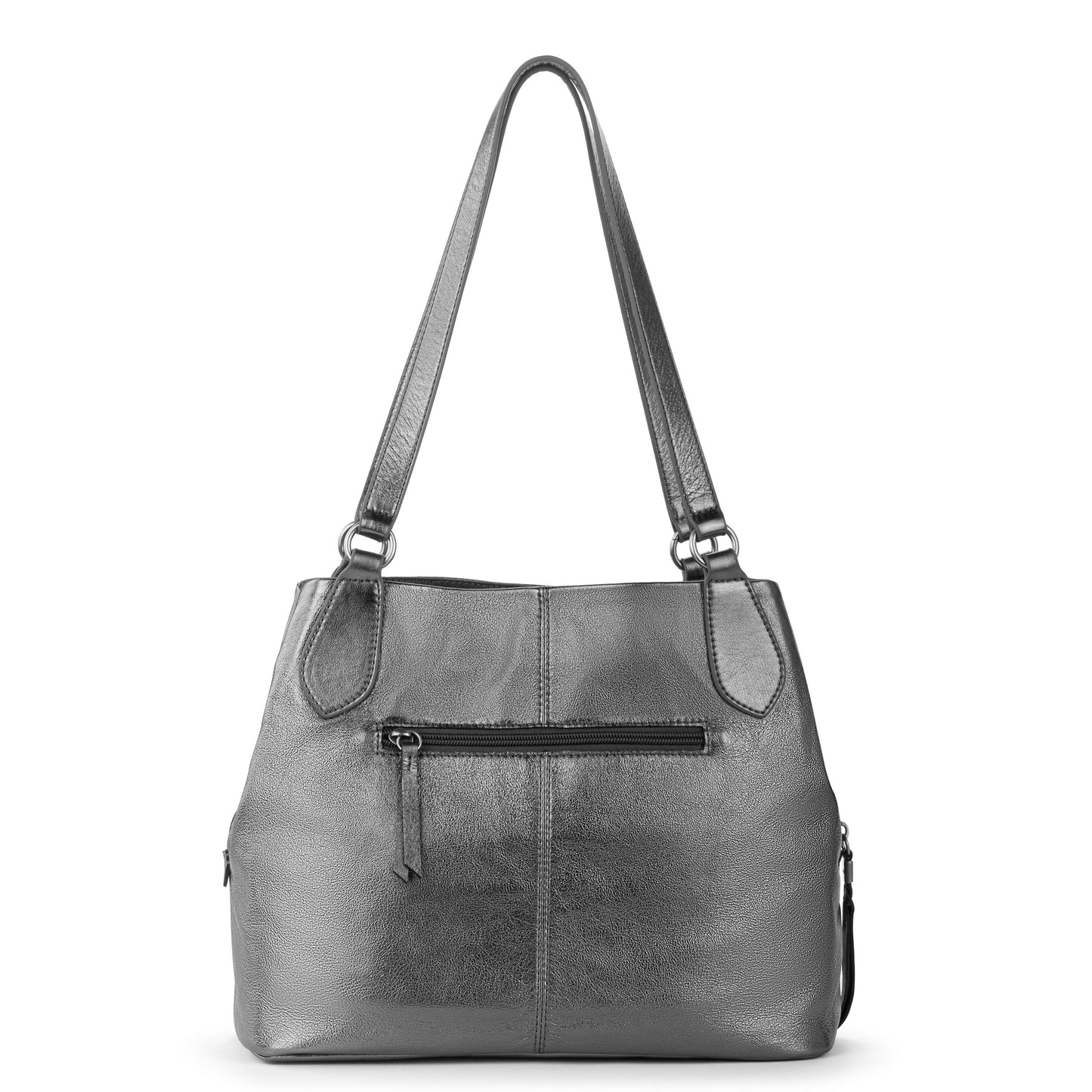 The Sak Melrose Leather Soft Satchel - Leather - Gunmetal