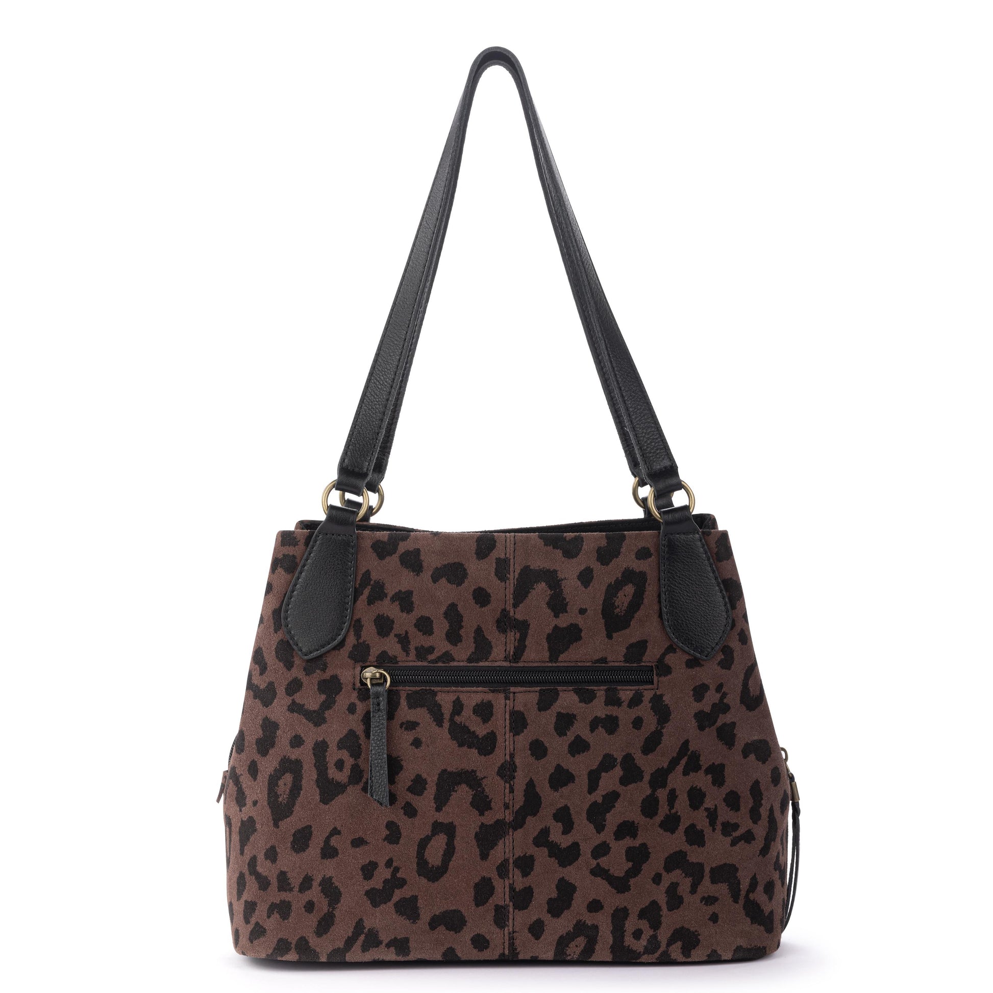 The Sak Melrose Leather Soft Satchel - Leather - Leopard Suede