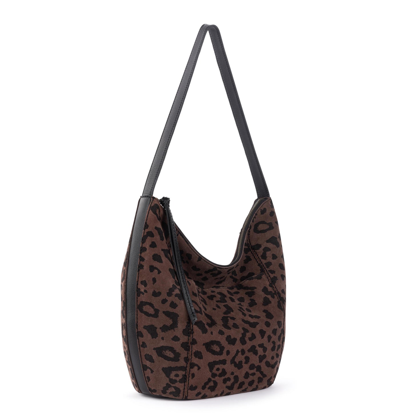 The Sak Sequoia Shoulder Hobo - Leather - Leopard Suede
