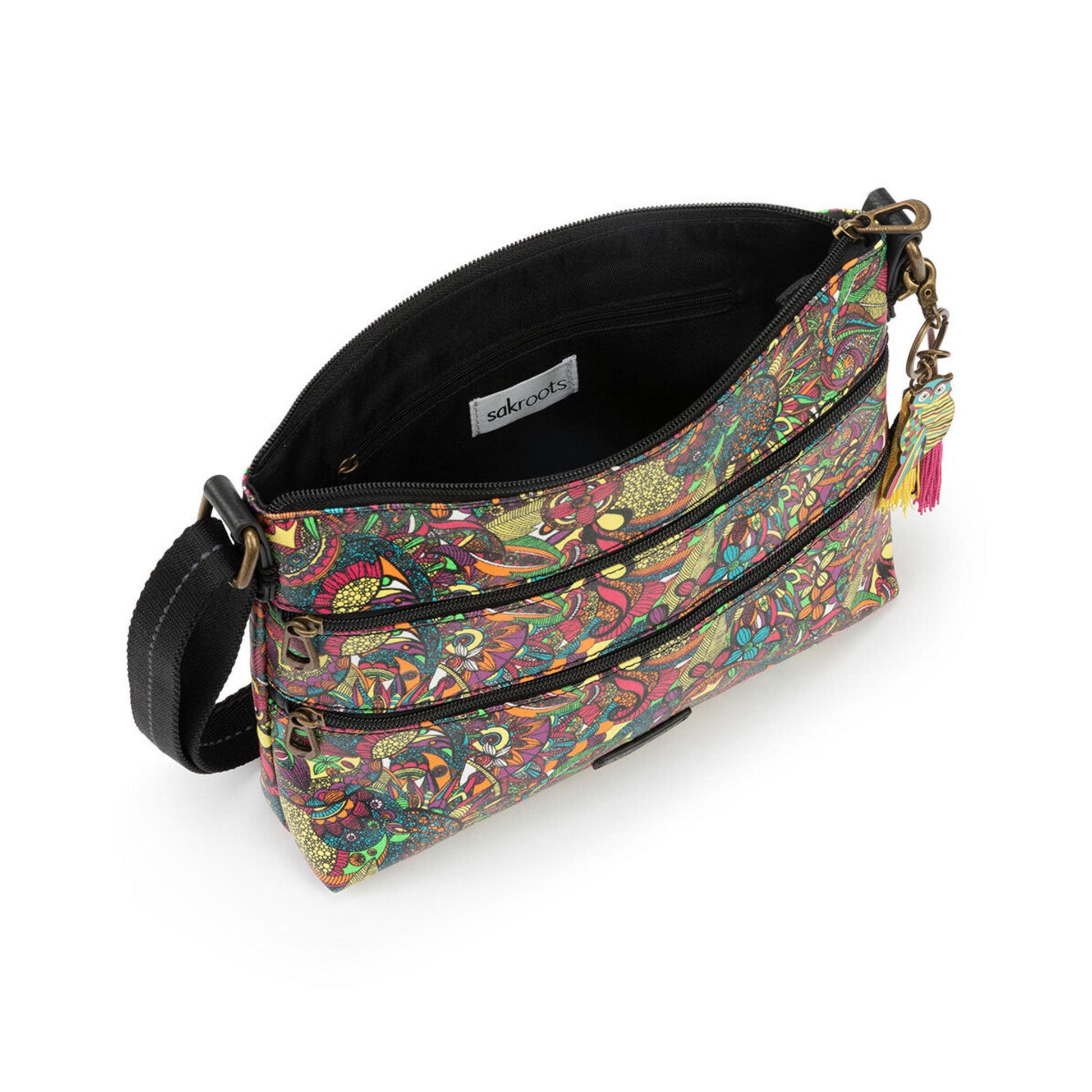 Sakroots Basic Crossbody Canvas - |Rainbow Spirit Desert|