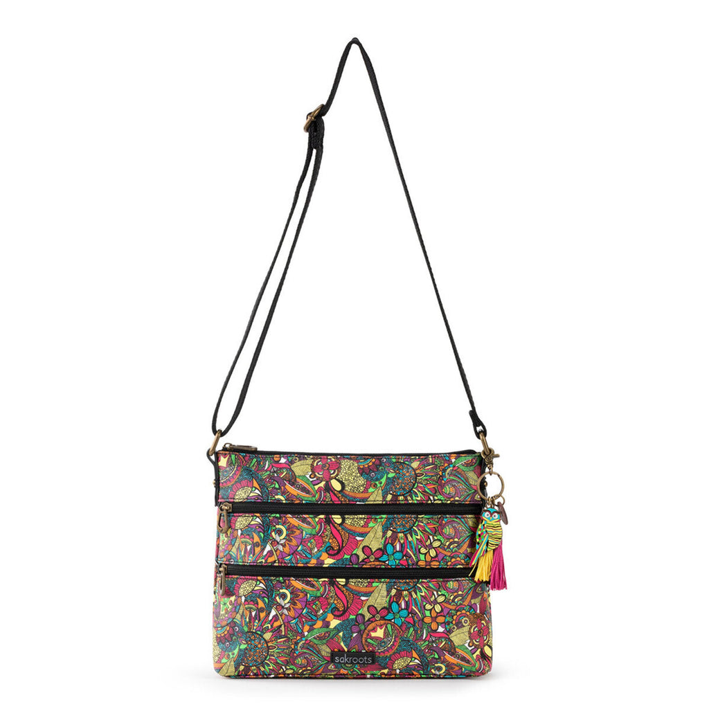 Sakroots Basic Crossbody - Canvas - Rainbow Spirit Desert