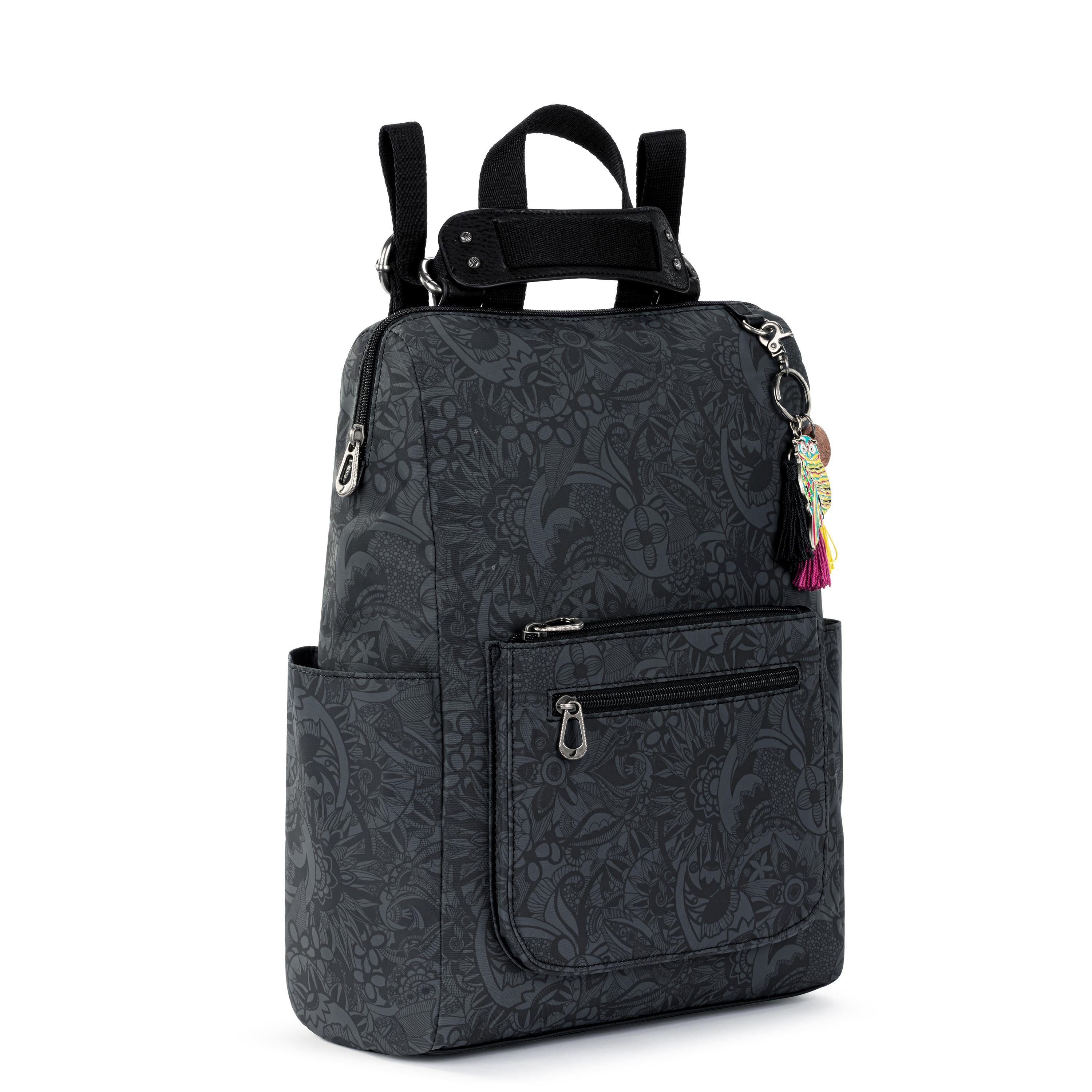 Sakroots Loyola Backpack - EcoTwill - Black Spirit Desert