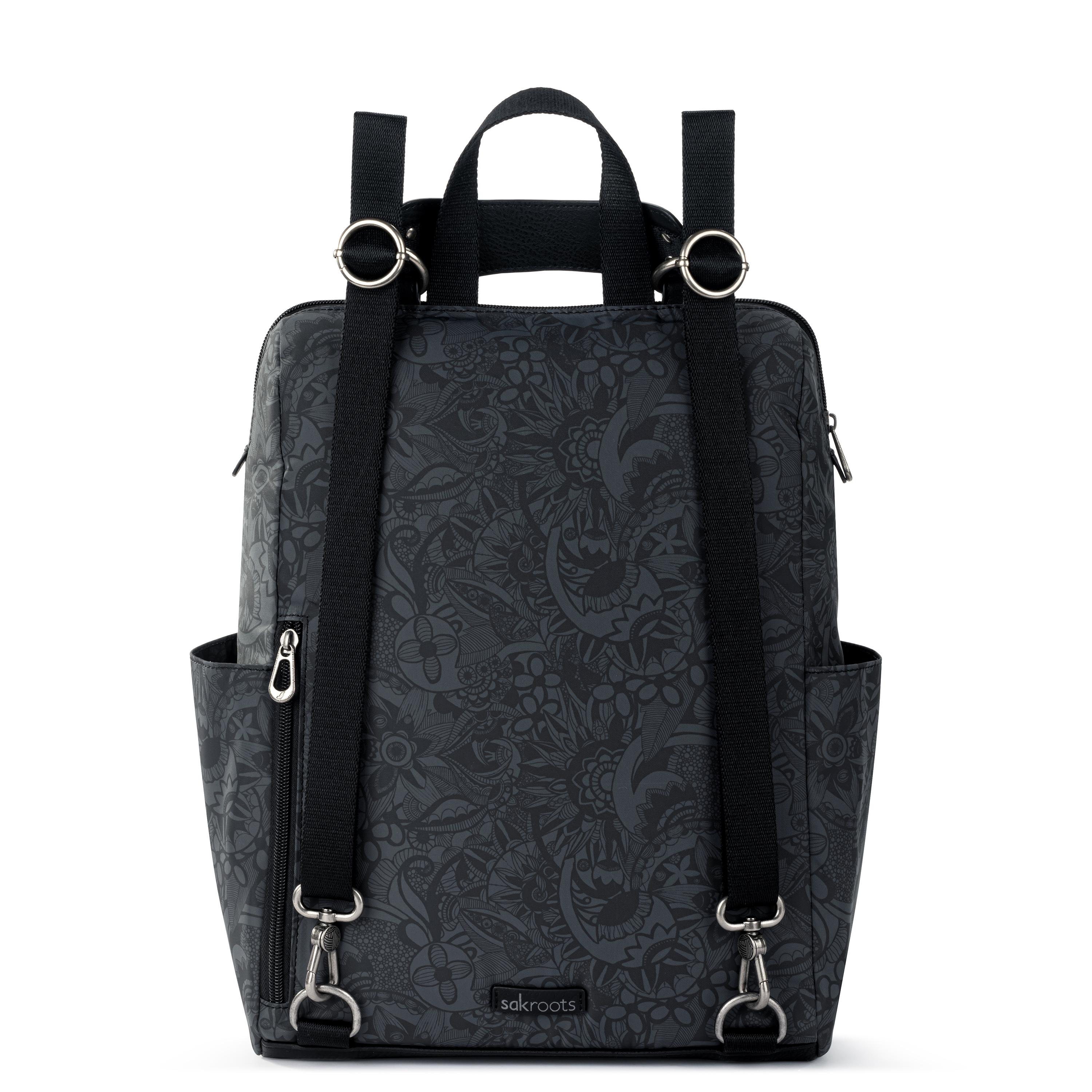 Sakroots Loyola Backpack - EcoTwill - Black Spirit Desert