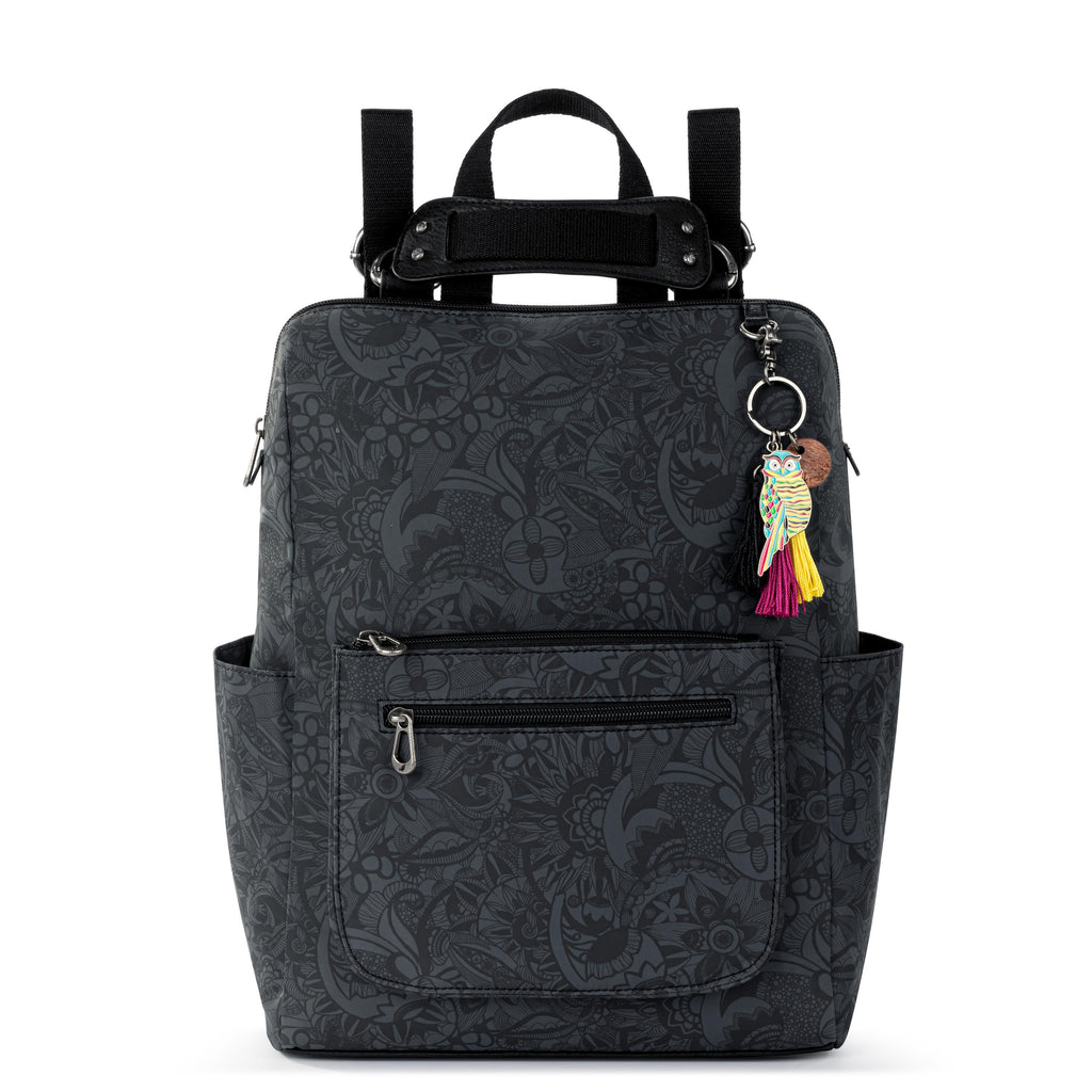 Sakroots Loyola Backpack - EcoTwill - Black Spirit Desert