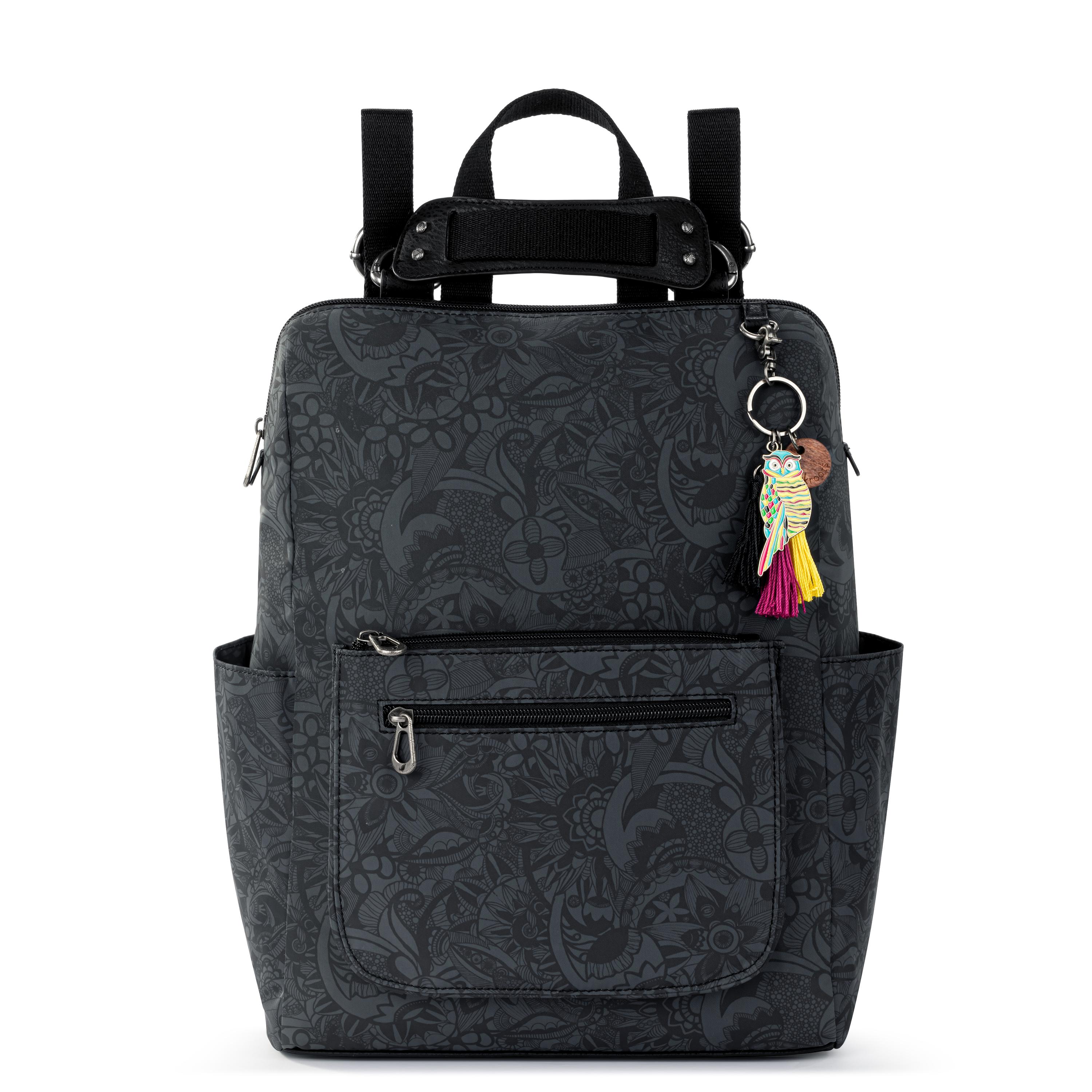 Sakroots Loyola Backpack - EcoTwill - Black Spirit Desert