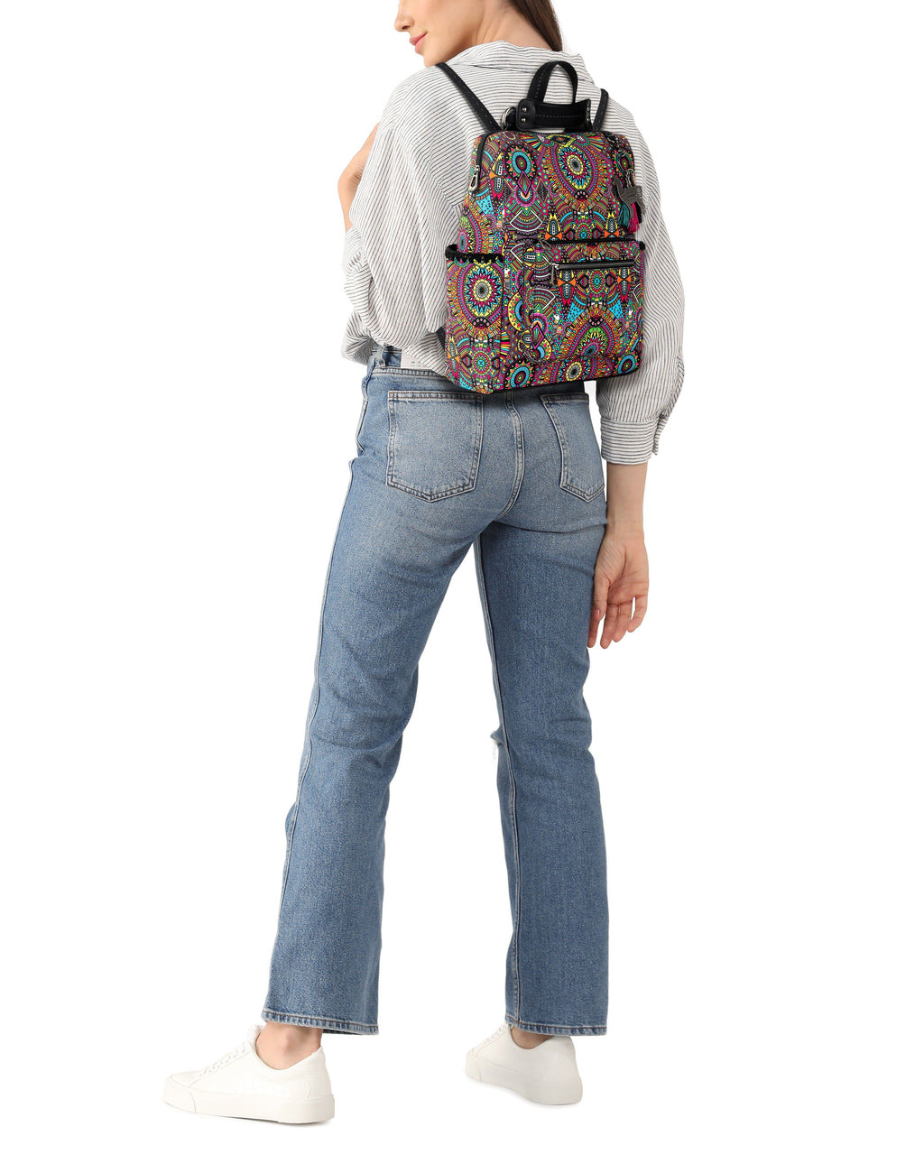 Sakroots Loyola Backpack - EcoTwill - Rainbow Wanderlust