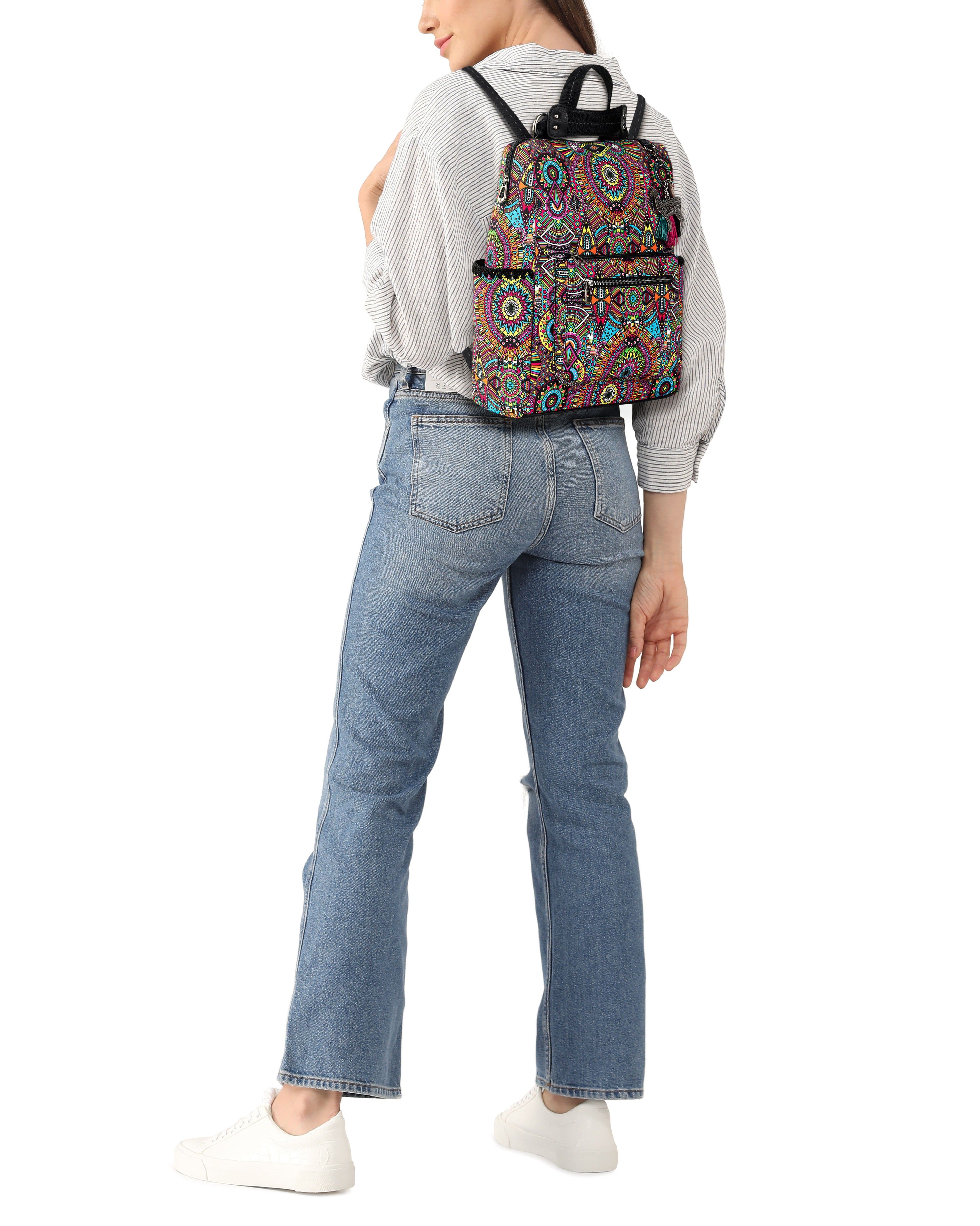Sakroots Loyola Backpack - EcoTwill - Rainbow Wanderlust
