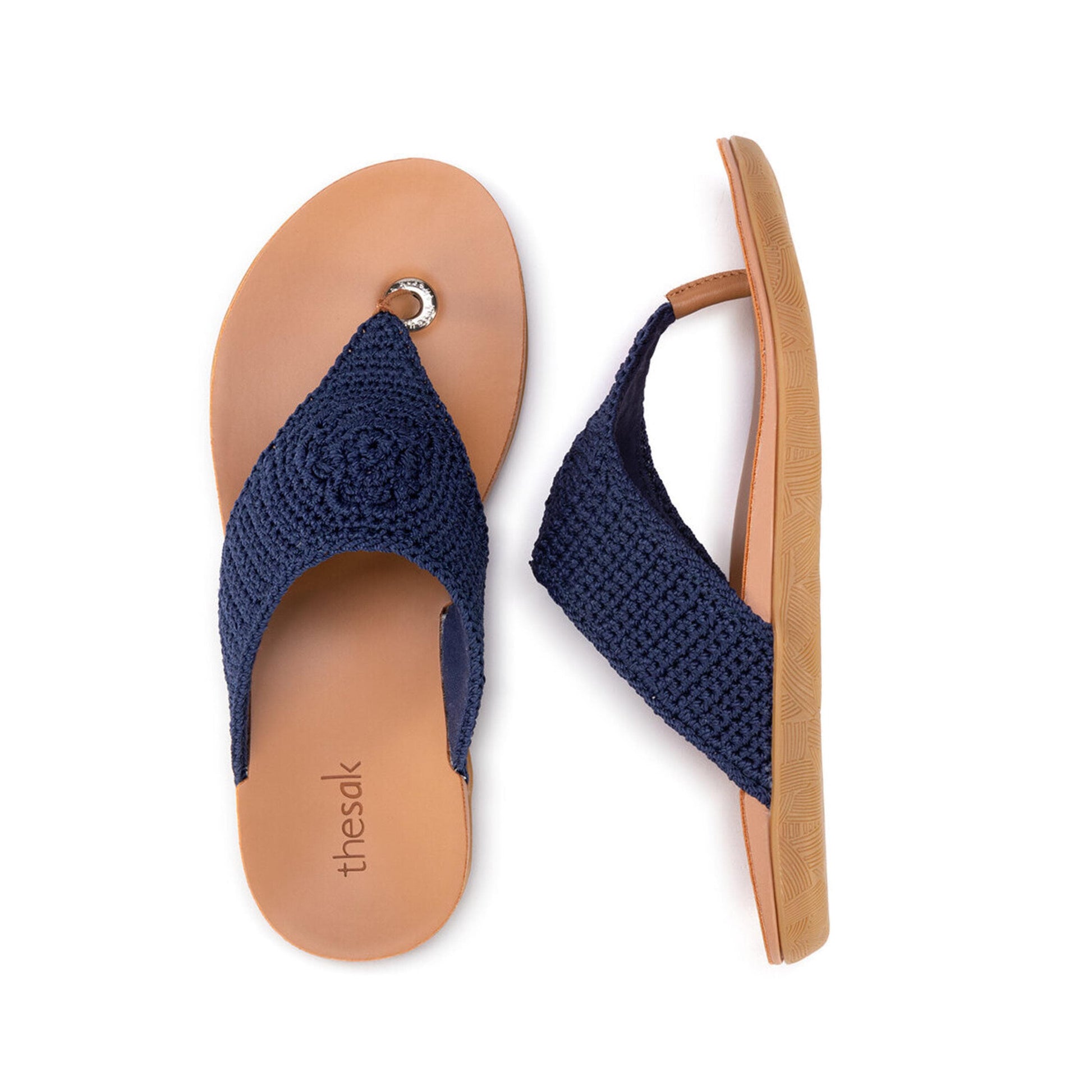 The Sak Shana Sandals Crochet - |Denim|