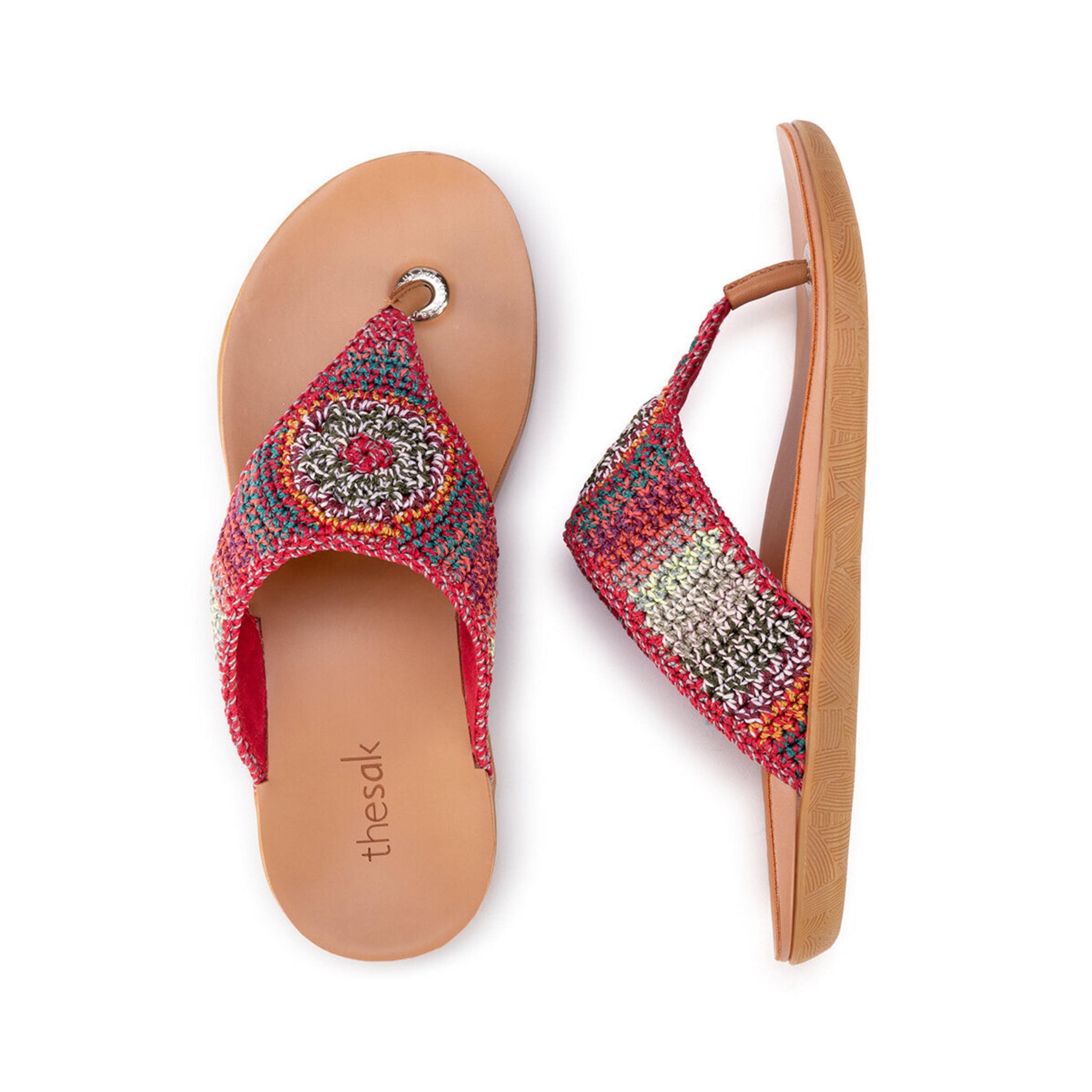 The Sak Shana Sandals Crochet - |Sunset Stripe|