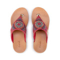 The Sak Shana Sandal - Hand Crochet - Sunset Stripe