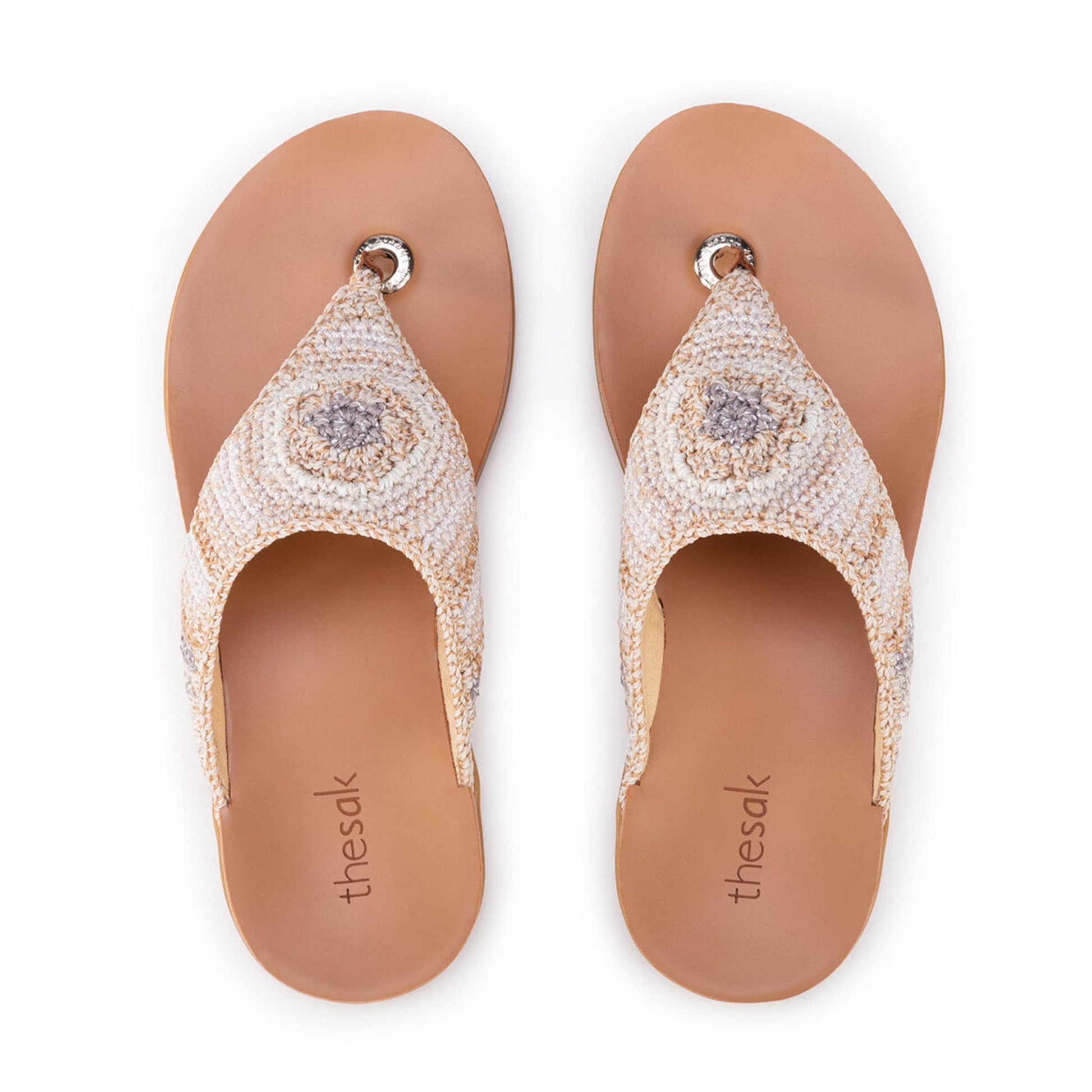 The Sak Shana Sandals Crochet - |Sand Stripe|