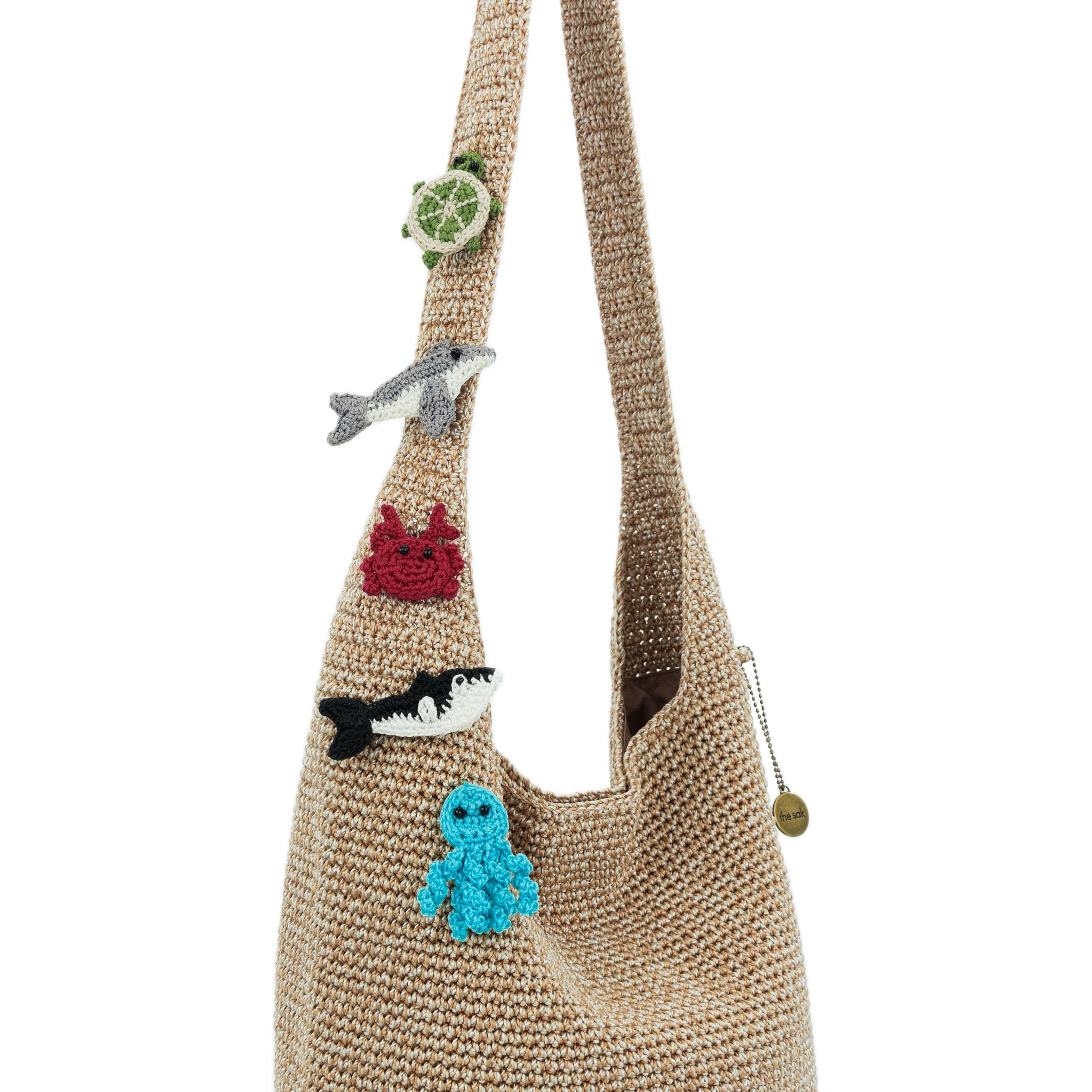 The Sak 120 Hobo - Hand Crochet - Bamboo Static