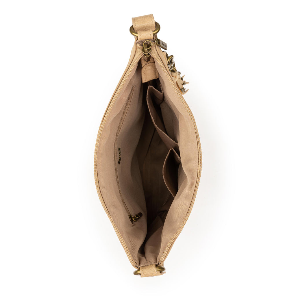 The Sak Lucia Crossbody - Hand Crochet - Natural Medallion