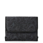 On The Go Foldable Changing Pad - EcoTwill - Black Spirit Desert