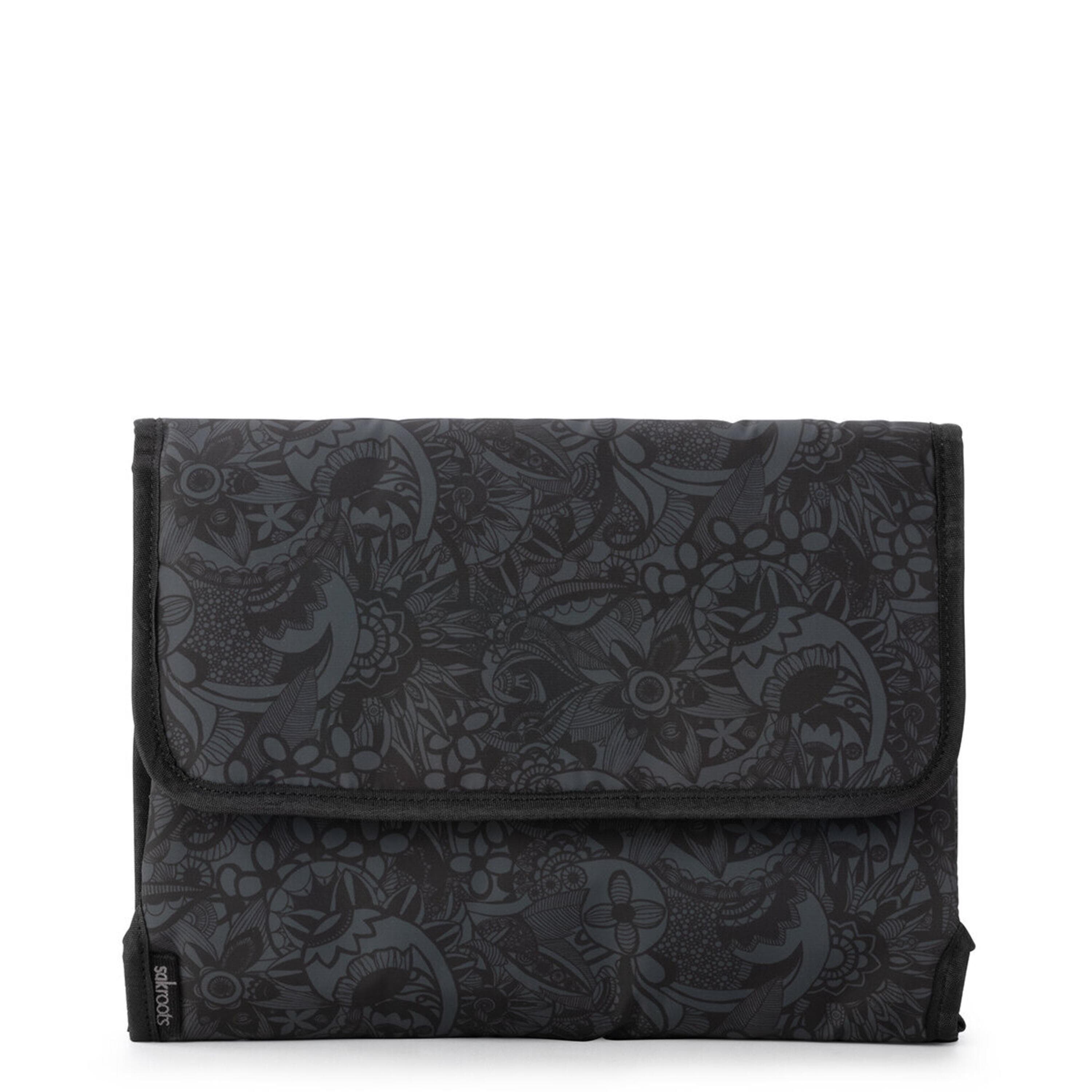 Sakroots On The Go Foldable Changing Pad - EcoTwill - Black Spirit Desert