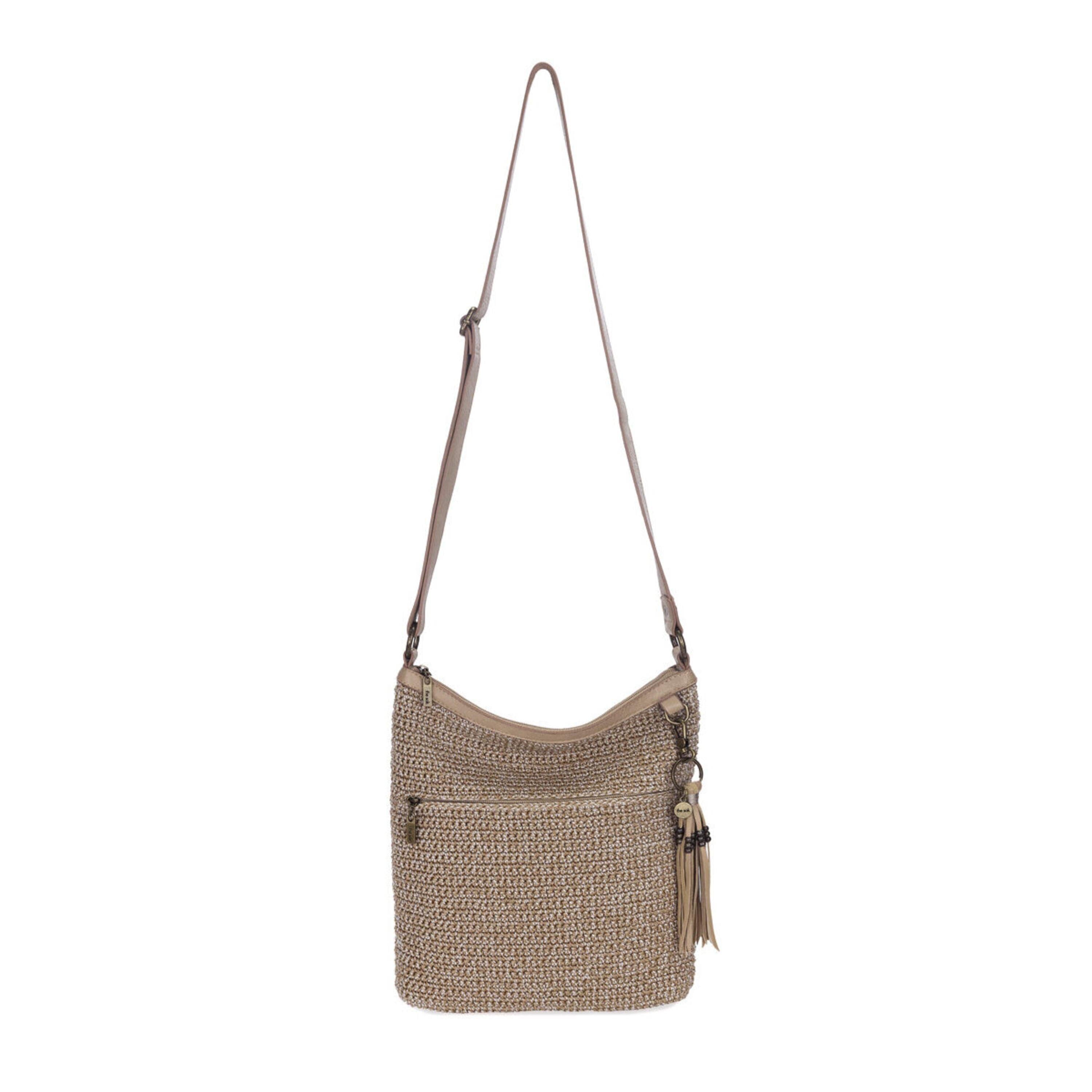 The Sak Lucia Crossbody - Hand Crochet - Bamboo Static