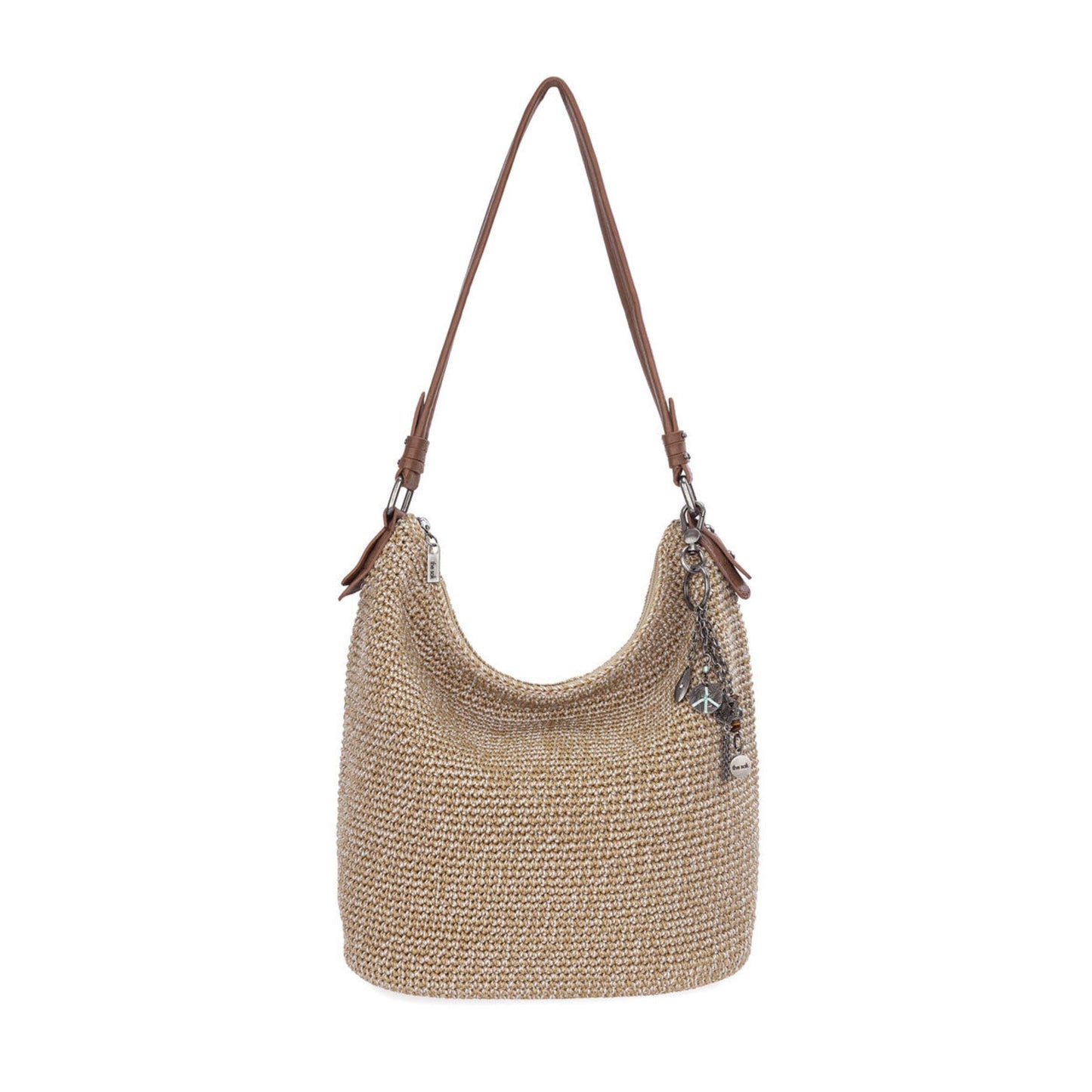 The Sak Sequoia Hobo Crochet - |Bamboo Static|