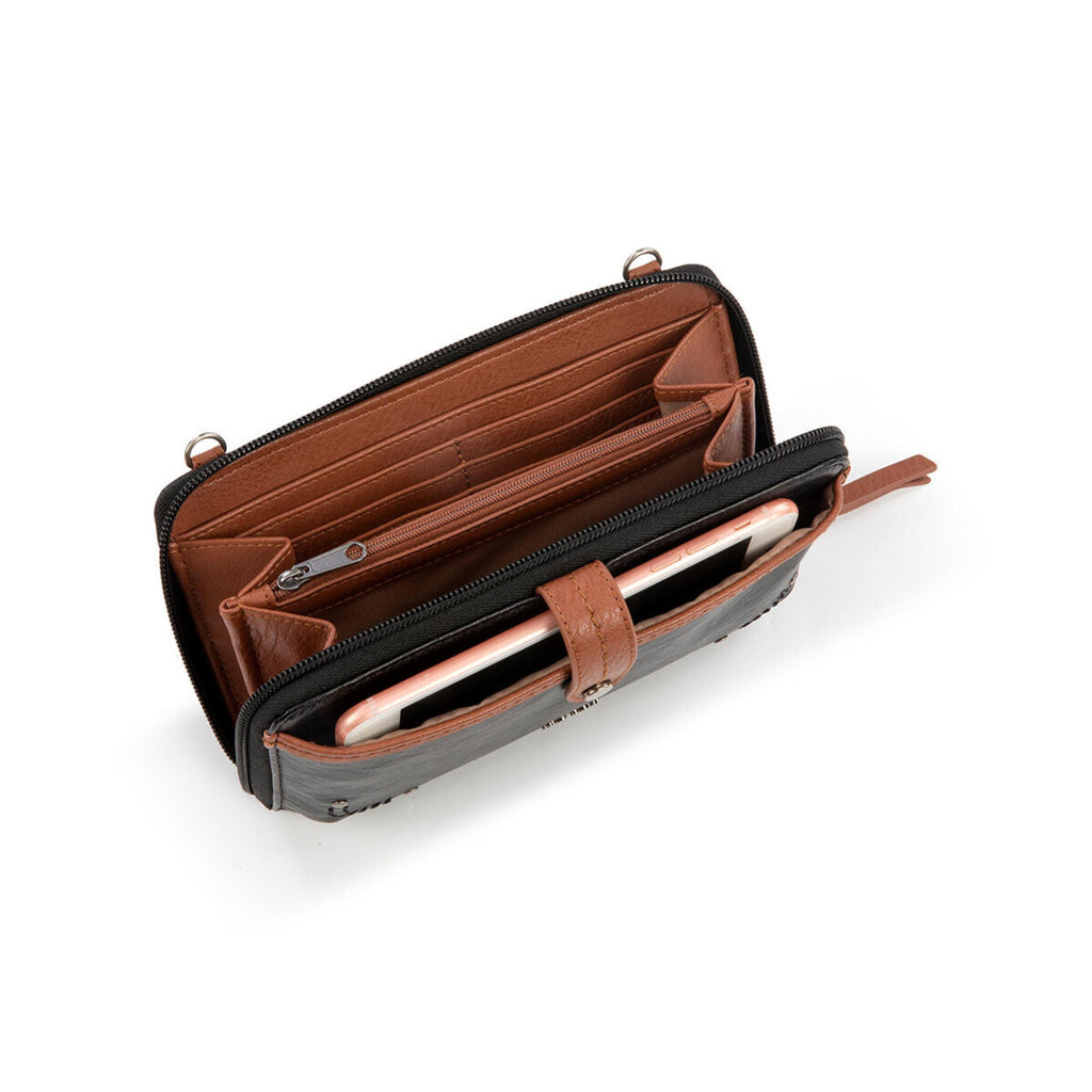 The Sak Iris Smartphone Wallet - Leather - Black Onyx