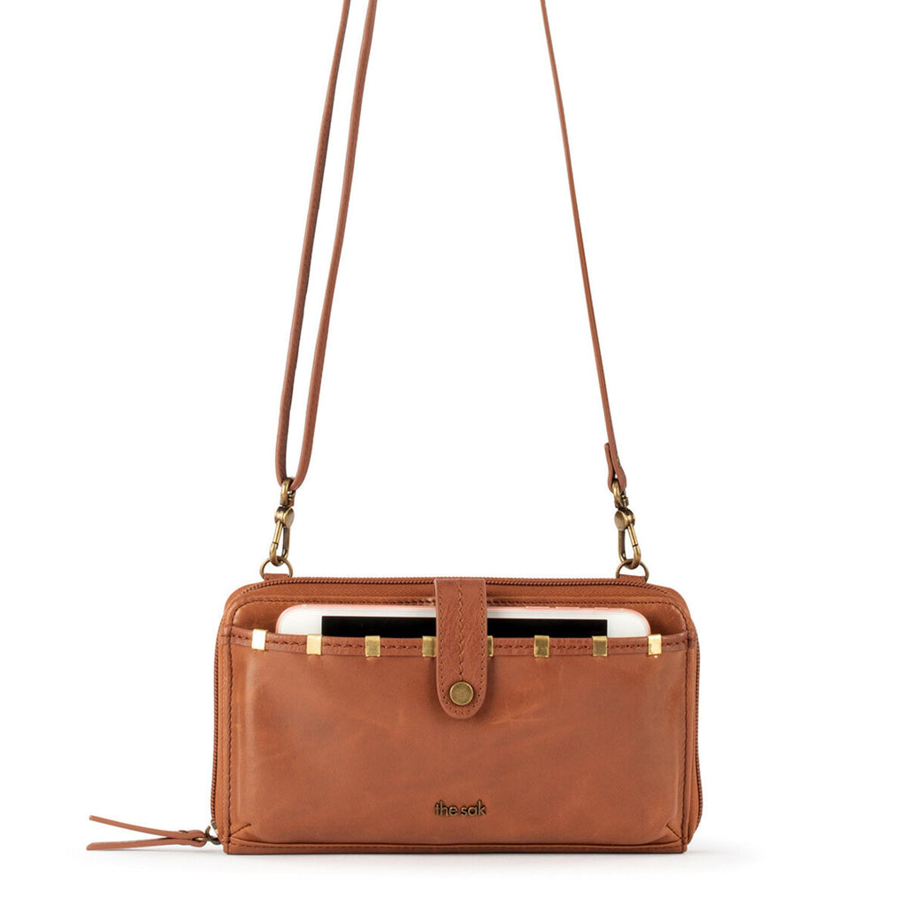 The Sak Iris Smartphone Wallet - Leather - Tobacco Staples