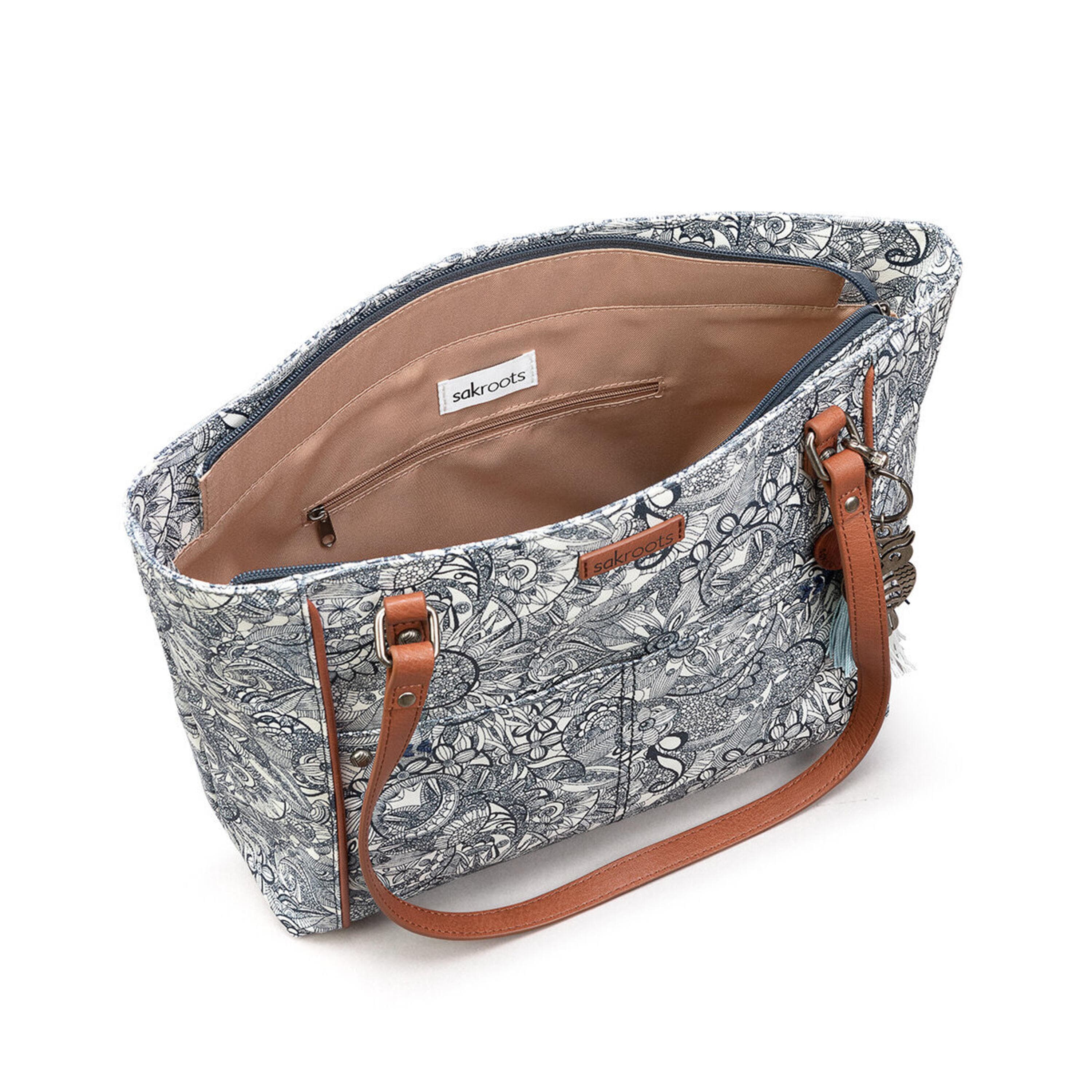 Sakroots Metro Tote - Canvas - Navy Spirit Desert