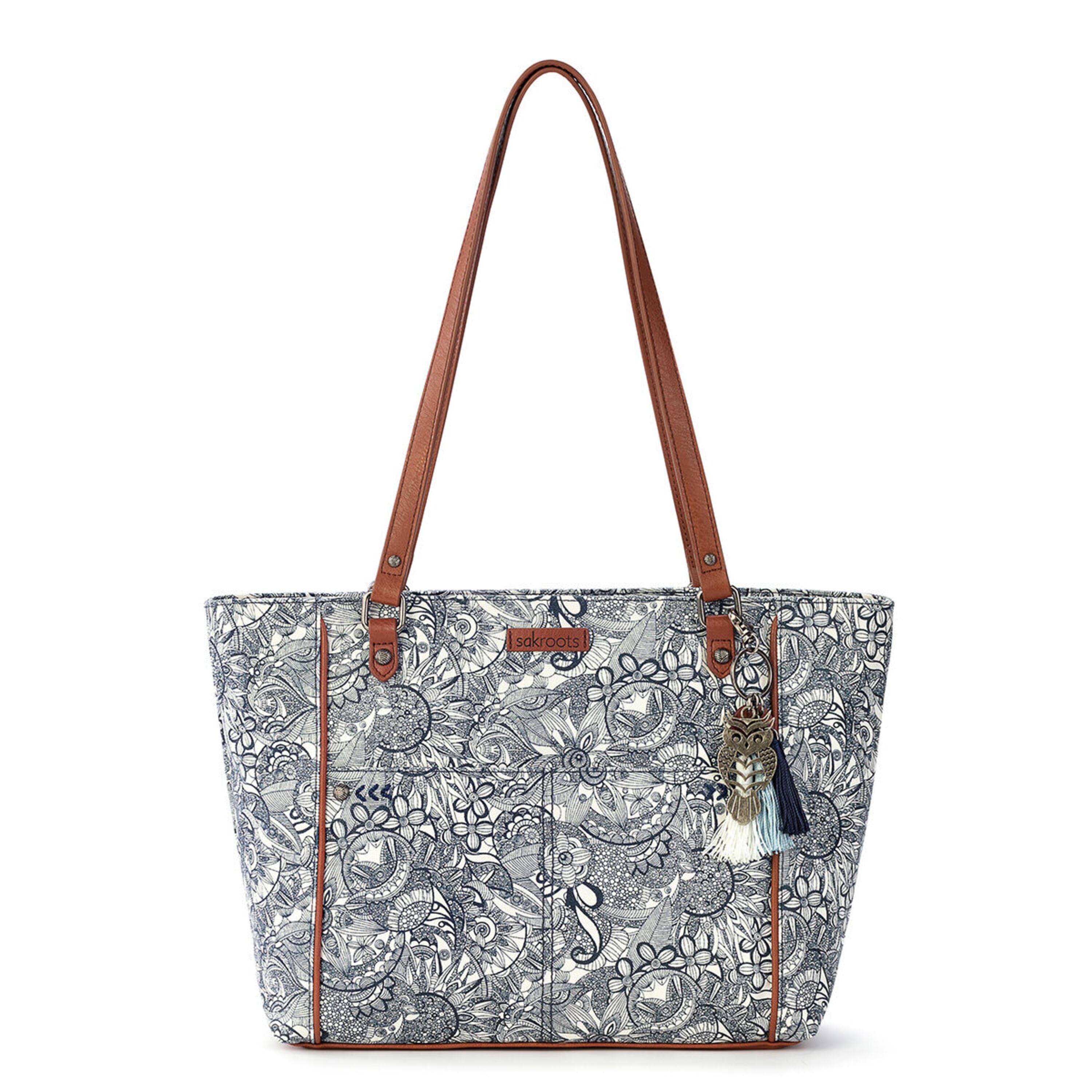 Sakroots Metro Tote - Canvas - Navy Spirit Desert