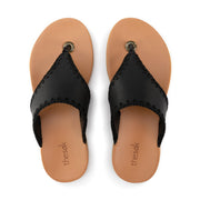 Shana Sandal - Leather - Black