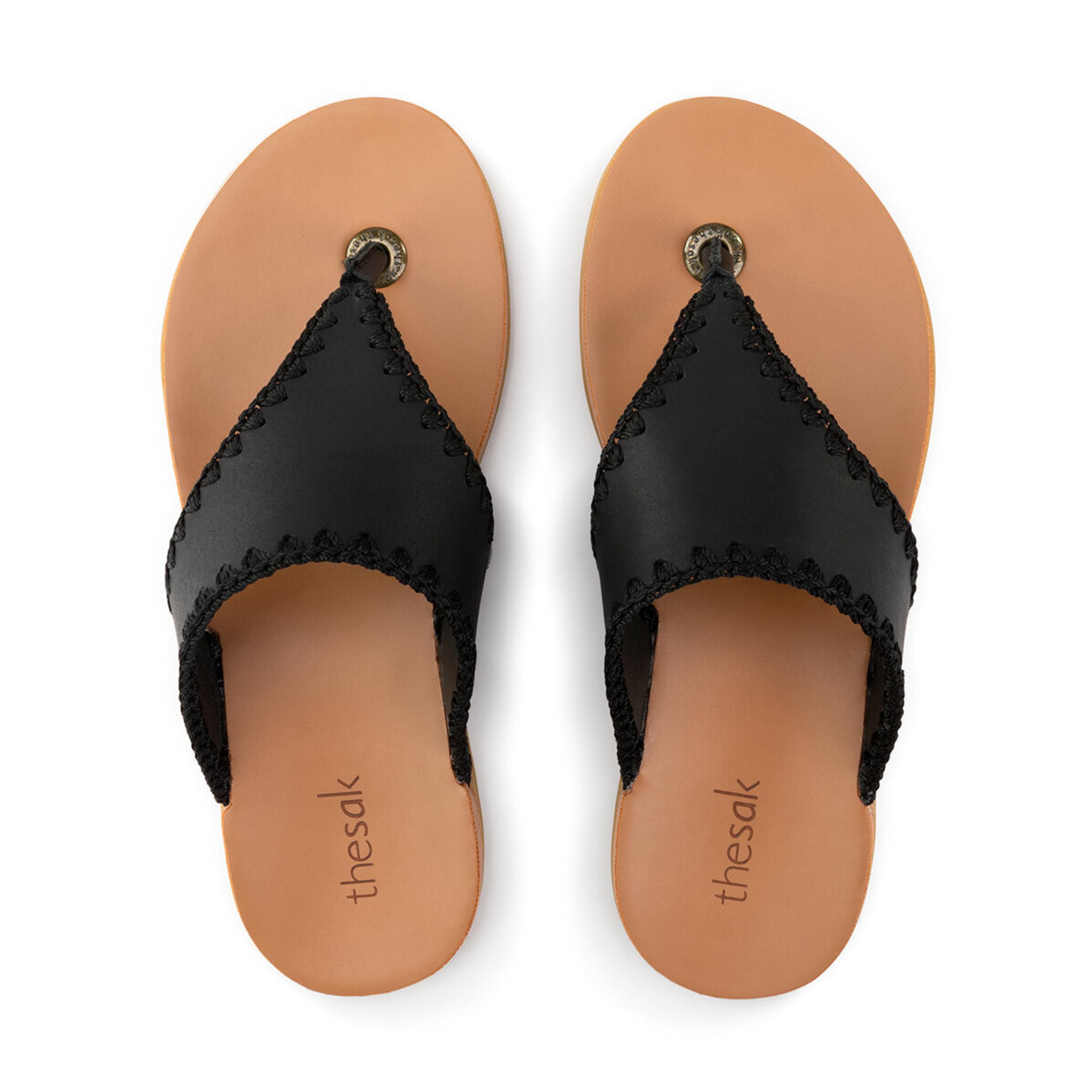 The Sak Shana Sandal - Leather - Black