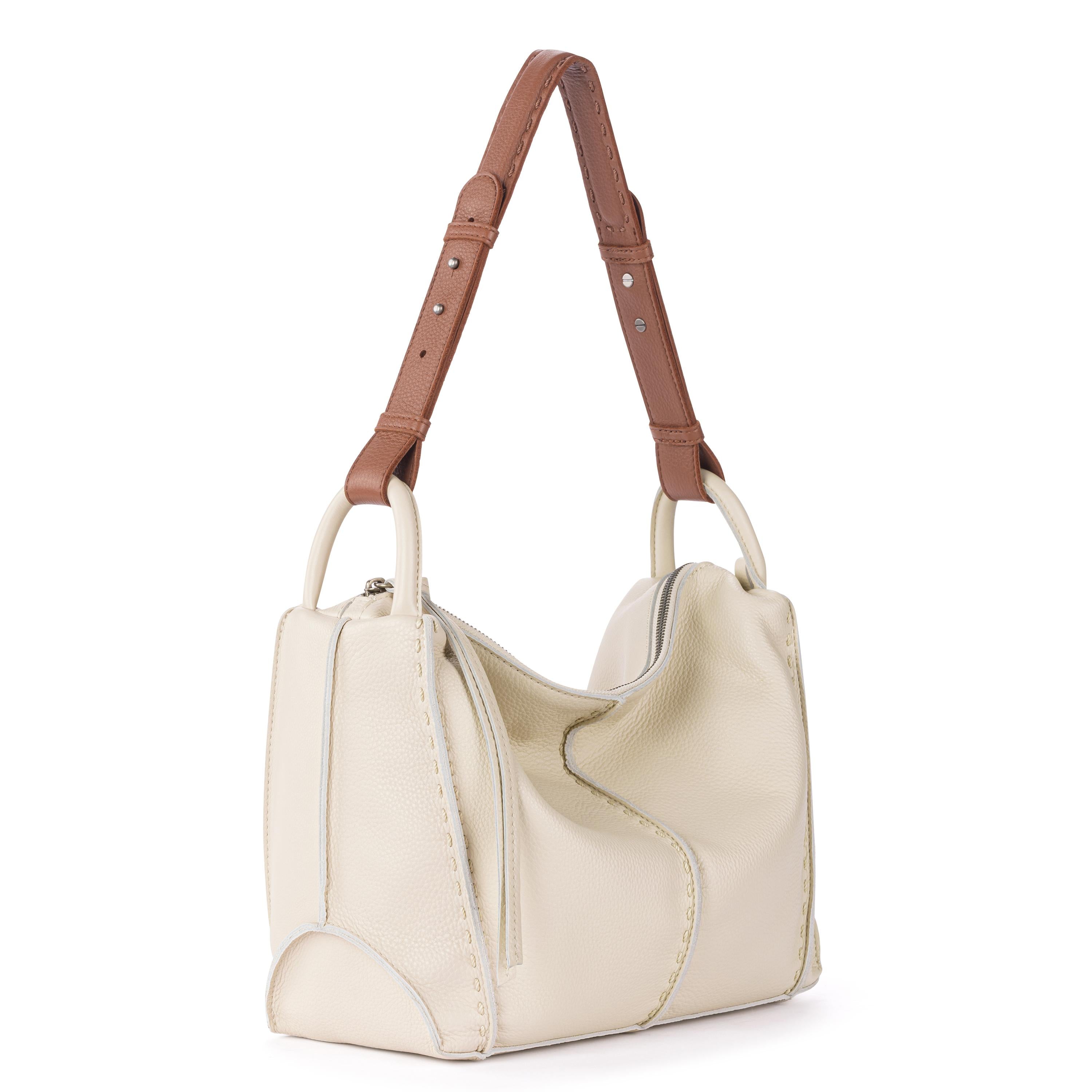The Sak Los Feliz Hobo - Leather - Stone